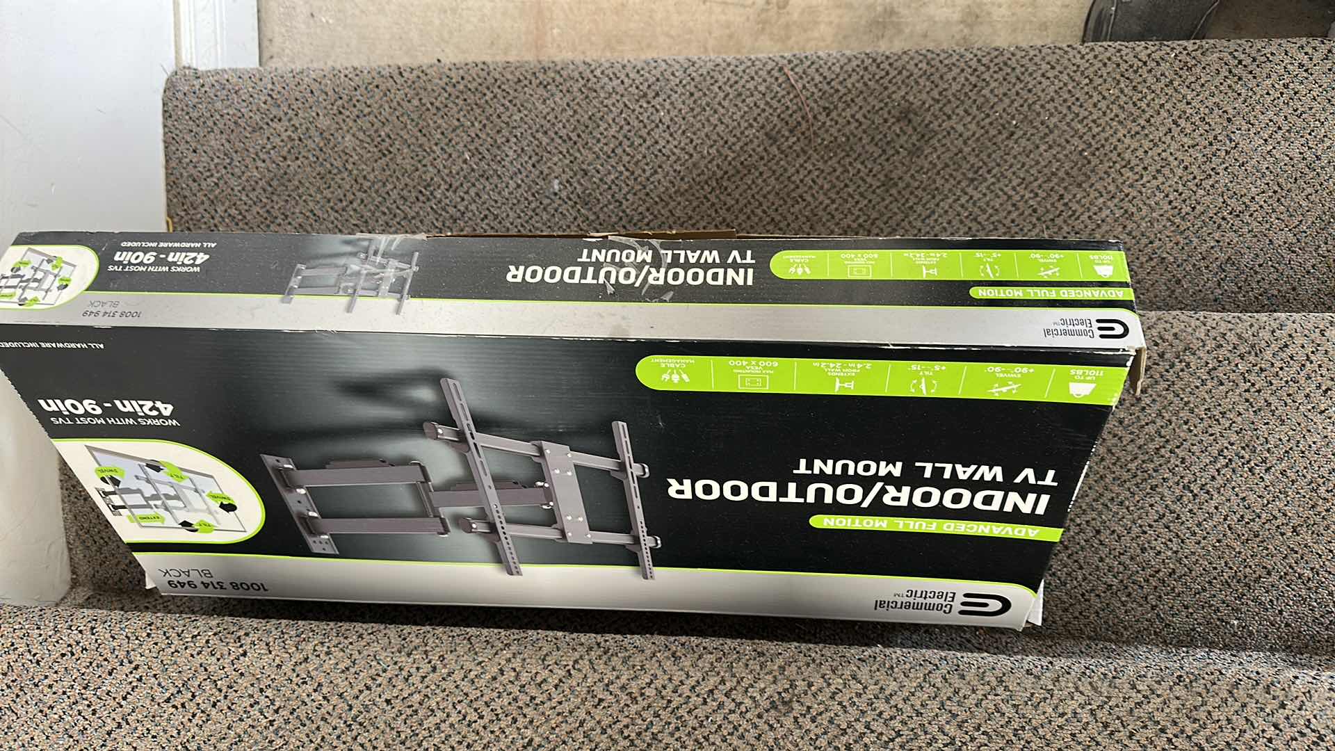 Photo 1 of NIB INDOOR AND OUTDOOR TV WALL MOUNT