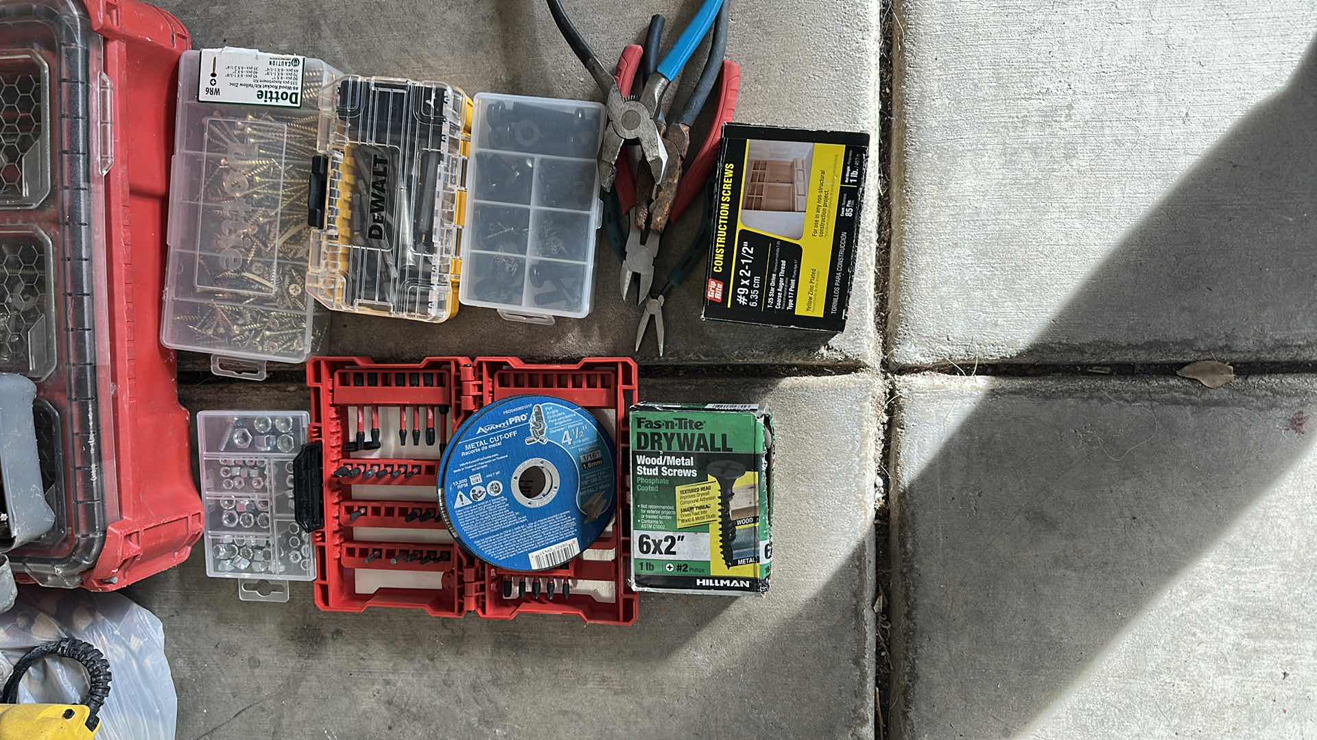 Photo 1 of GARAGE ITEMS TOOLS SCREWS NUTS BOLTS