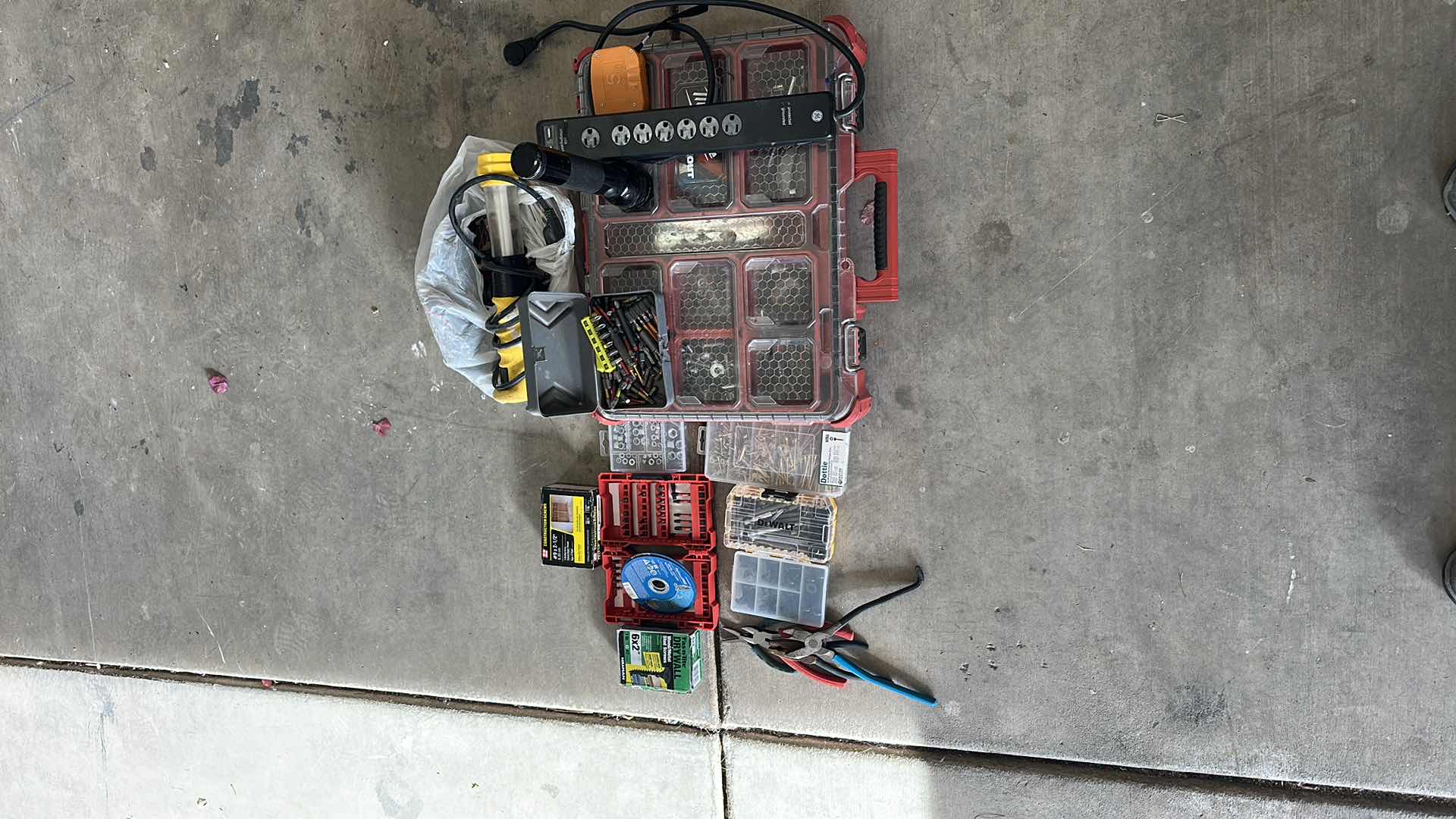 Photo 1 of GARAGE ITEMS TOOLS SCREWS NUTS BOLTS