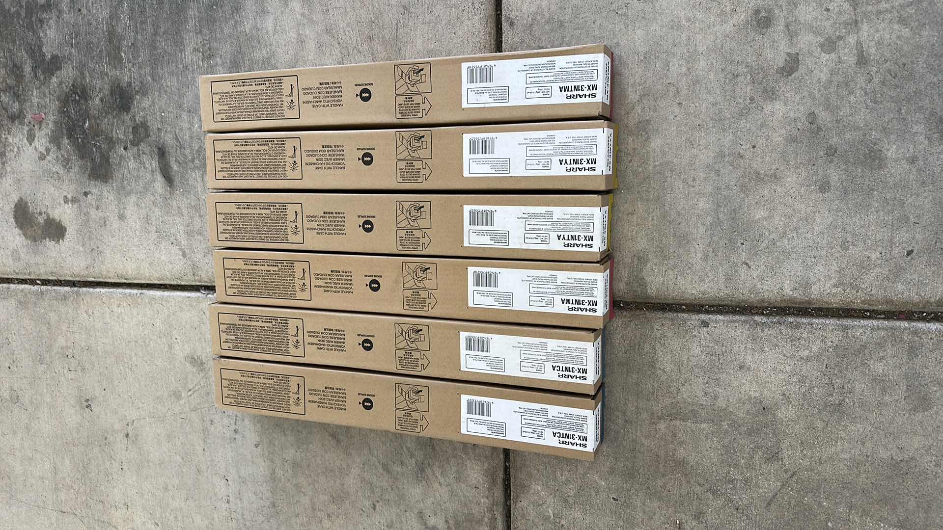 Photo 1 of 6 NIB SHARP INK CARTRIDGES MX31NTCA