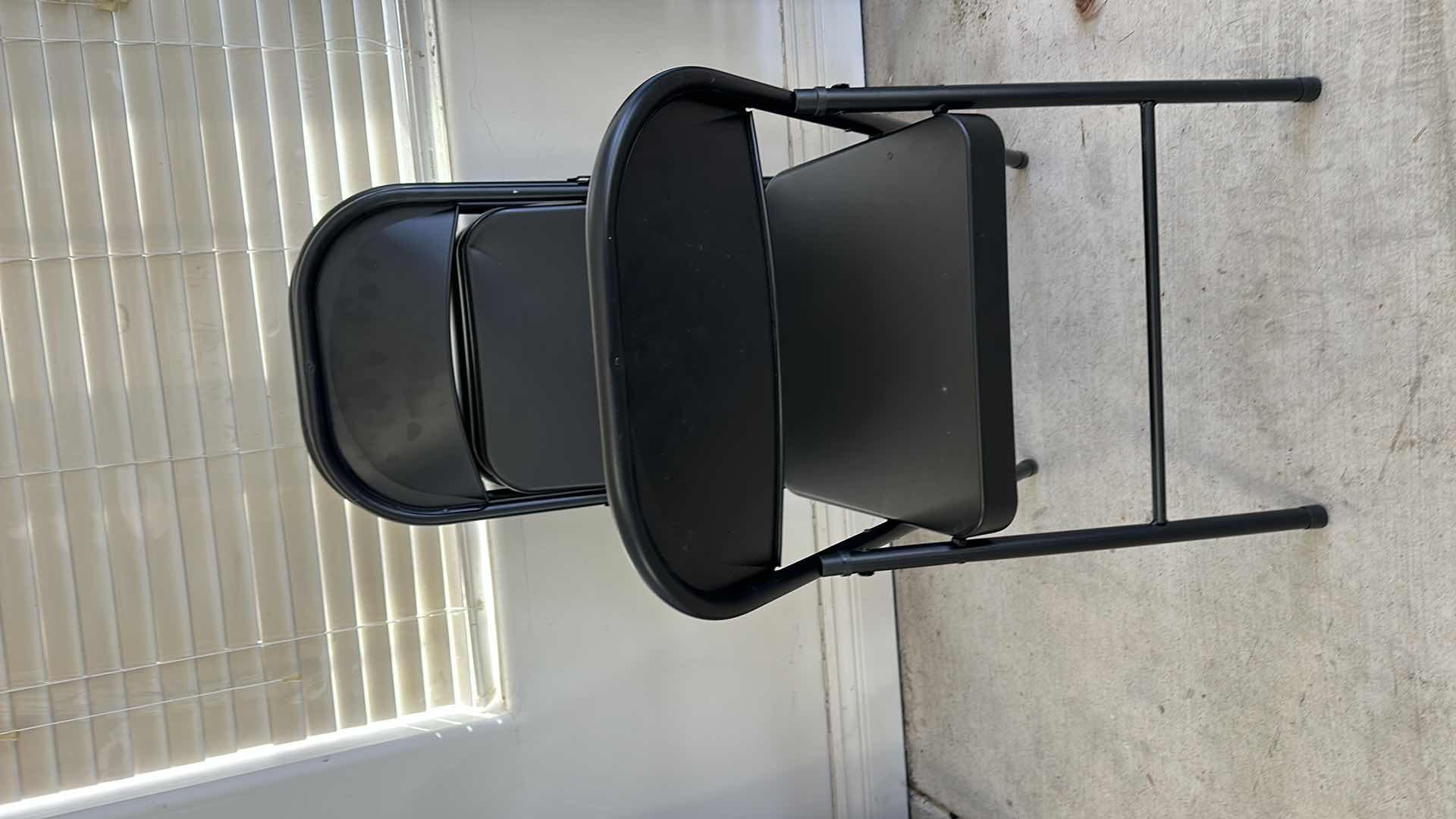 Photo 1 of 4-COSCO BLACK FOLDING CHAIRS