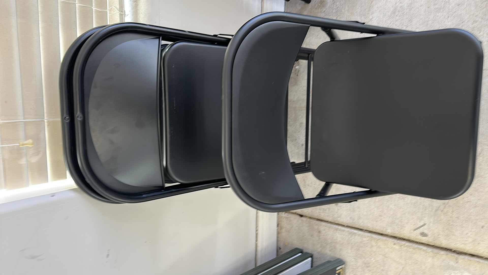 Photo 1 of 3 COSCO BLACK FOLDING CHAIRS