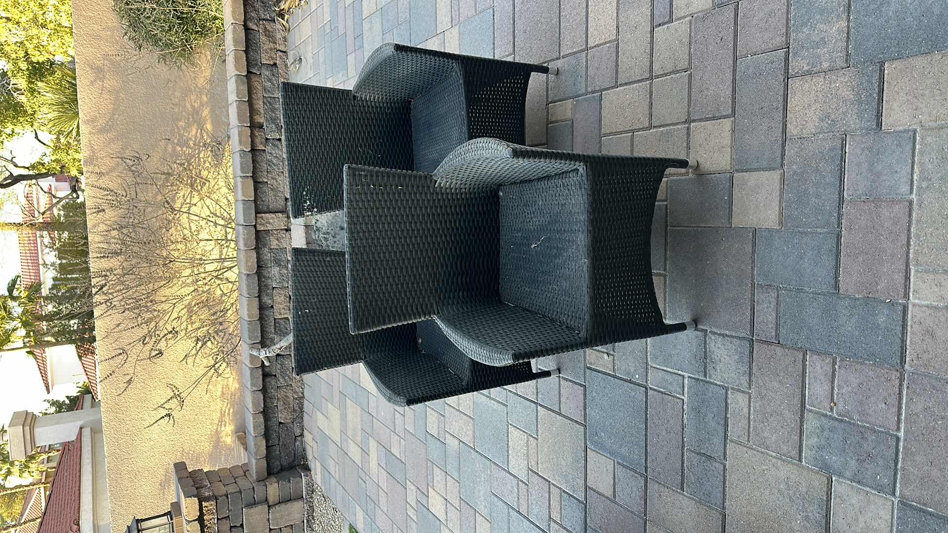 Photo 1 of 4PCS-WOVEN WICKER PATIO FURNITURE