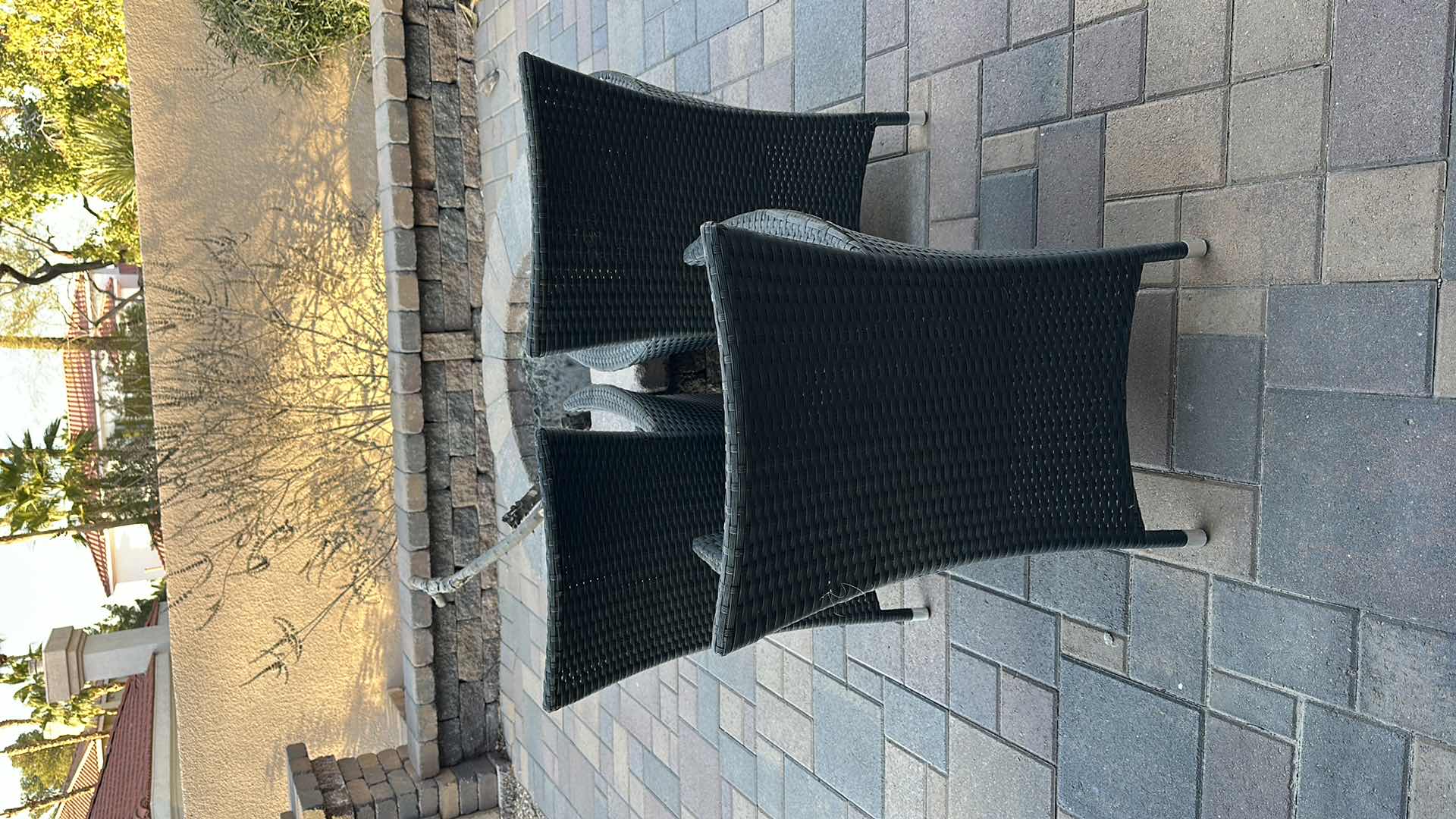 Photo 1 of 4PCS-WOVEN WICKER PATIO FURNITURE