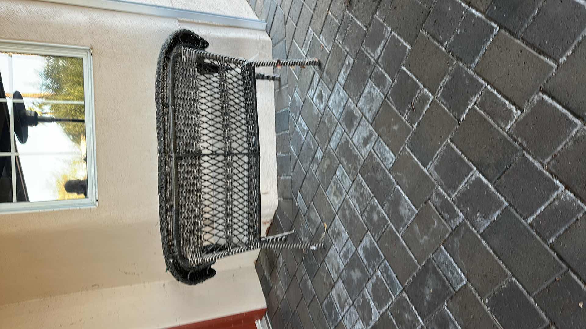 Photo 1 of 4PCS- RATTAN PATIO FURNITURE (LOVE SEAT W 3 ARM CHAIRS)