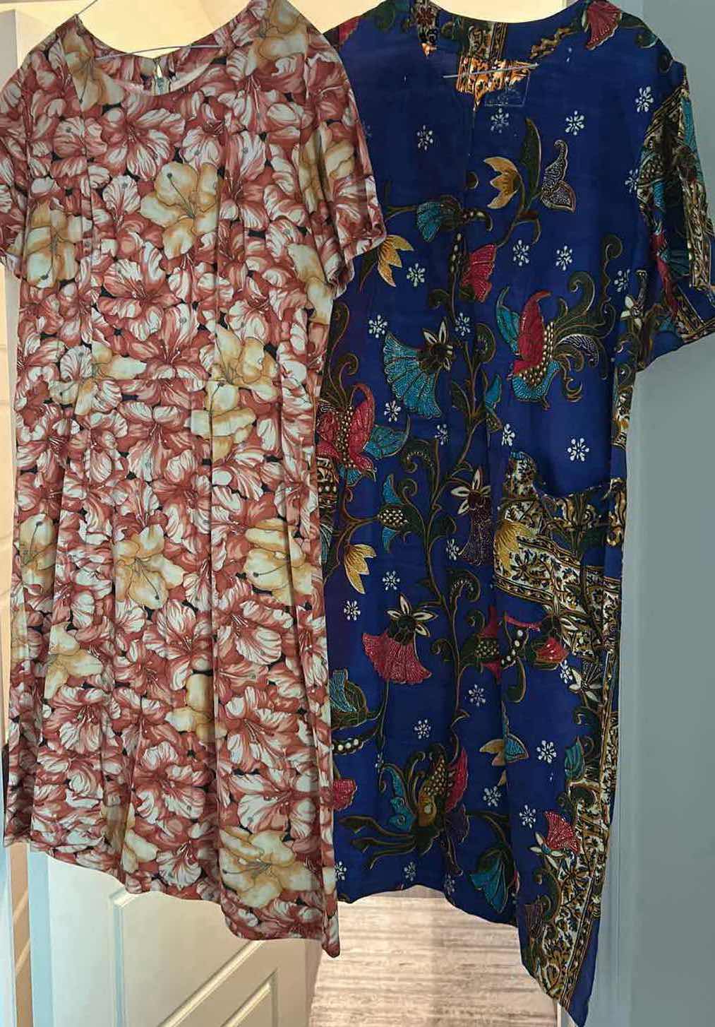 Photo 1 of 4- HANDMADE TRADITIONAL INDONESIAN BATIK DRESSES SIZE SMALL