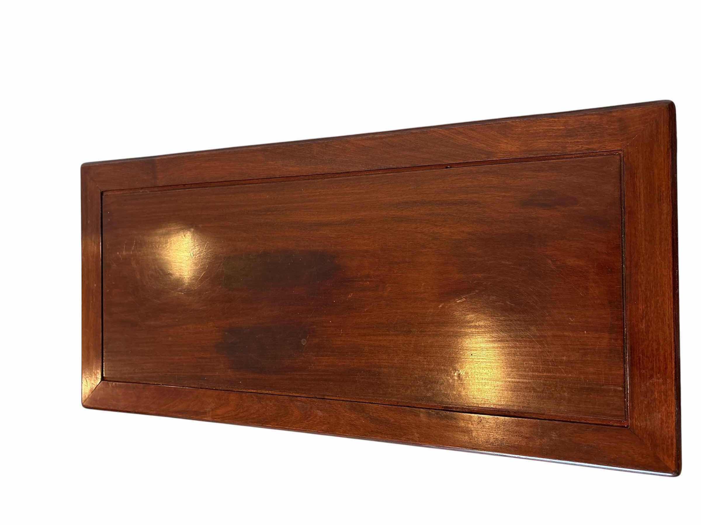 Photo 1 of VINTAGE CHINESE CARVING CONSOLE TABLE 38”X18”H32.5”