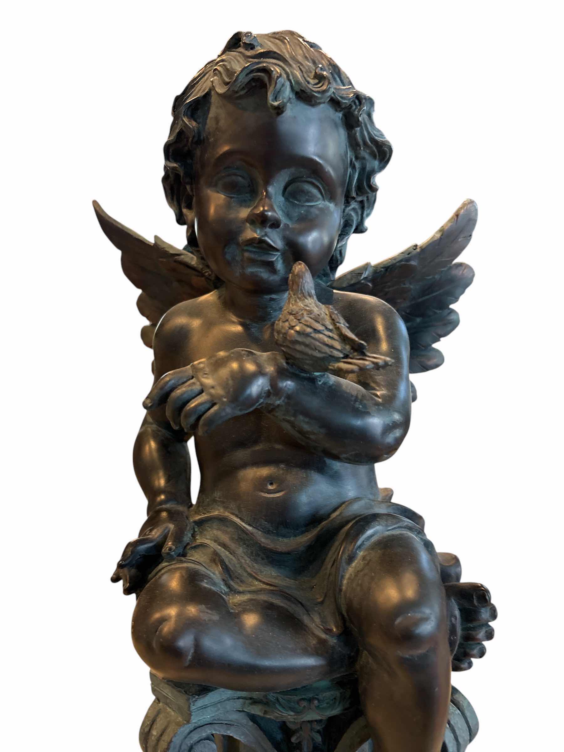 Photo 1 of (2)PCS ANGEL FIGURINES H17”