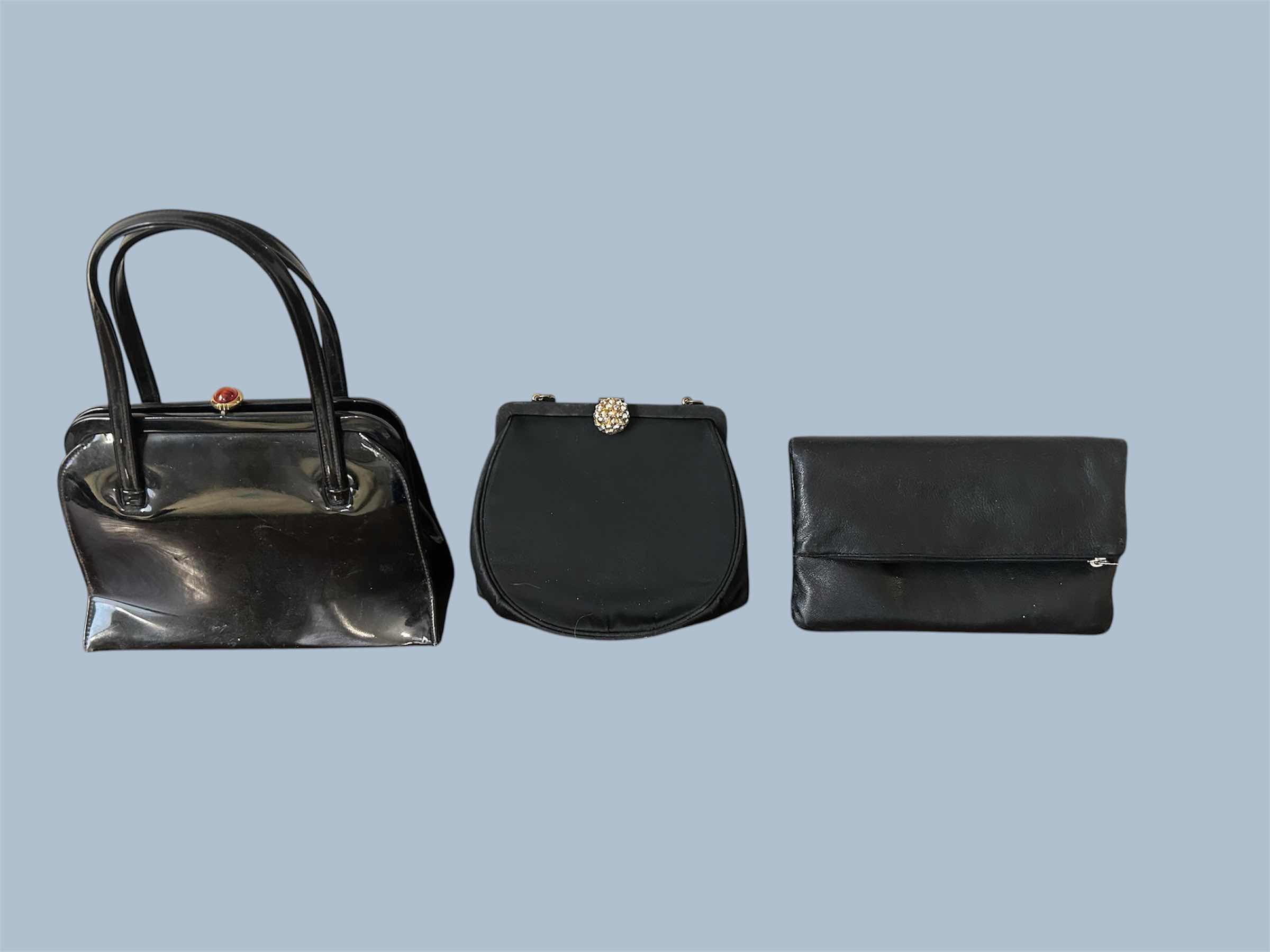 Photo 1 of 3- BLACK EVENING PURSES