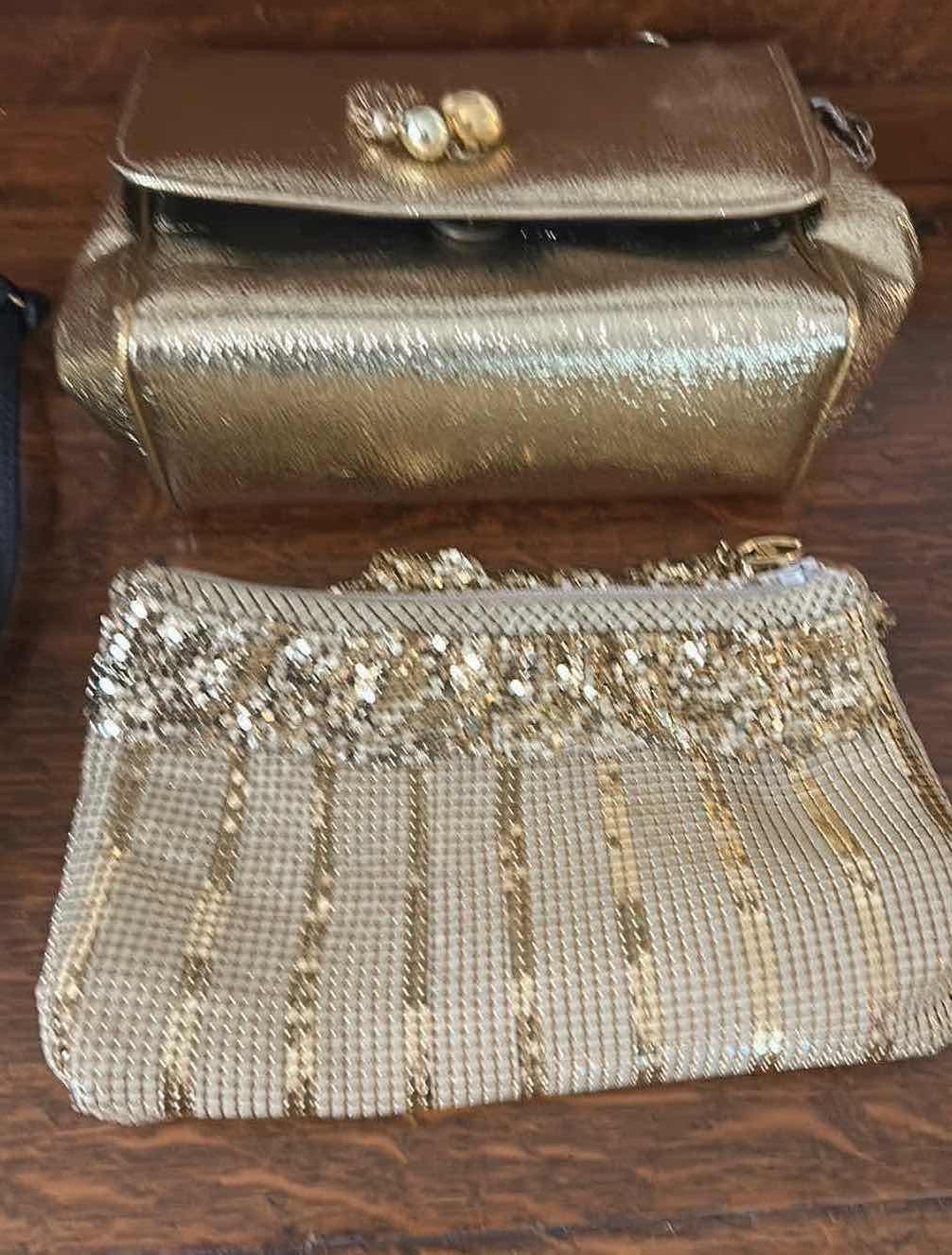 Photo 1 of 5- COLLECTION OF GOLD EVENING CLUTCHES
