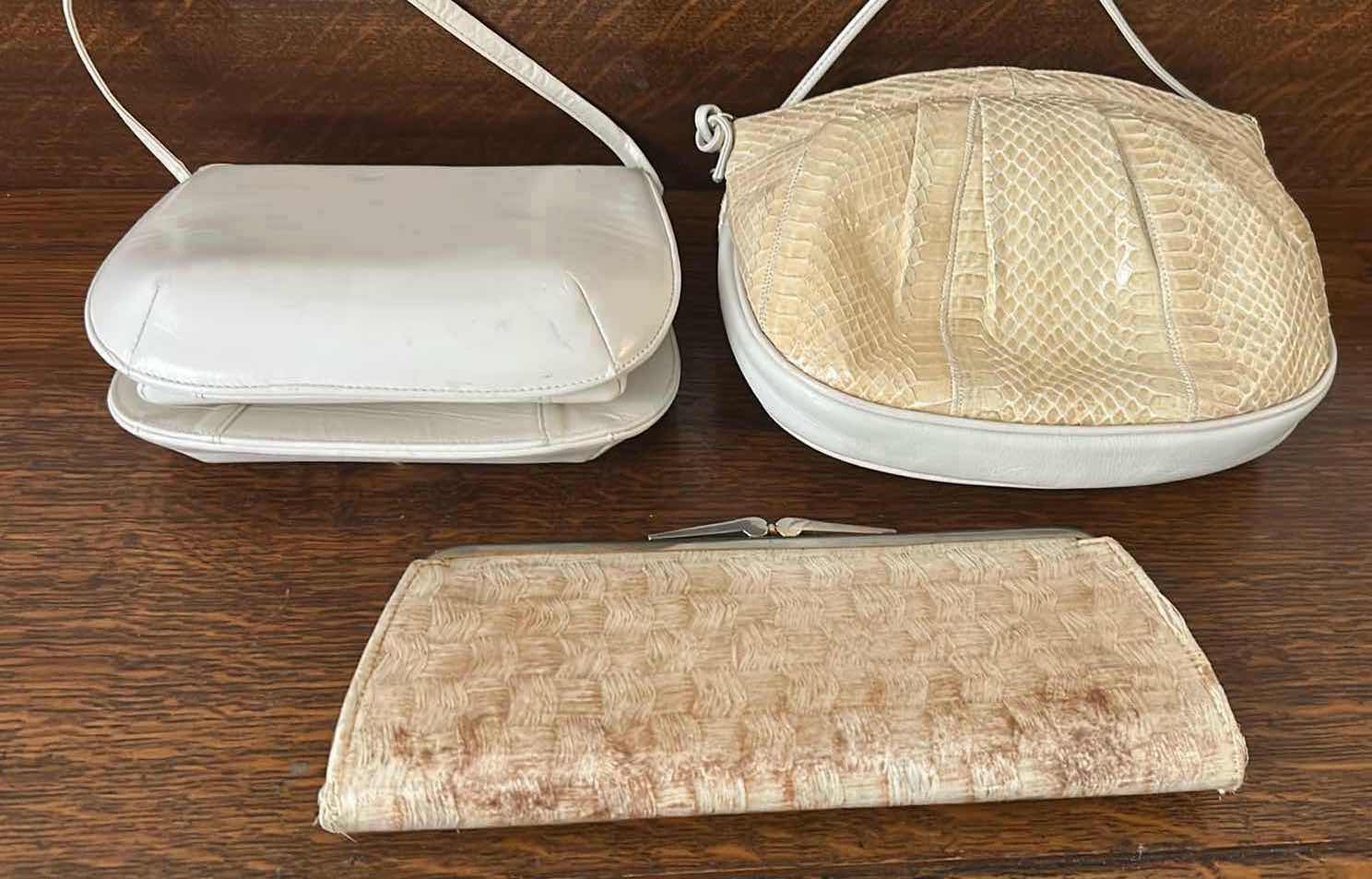 Photo 1 of 4- COLLECTION OF CREAM COLOR HANDBAGS