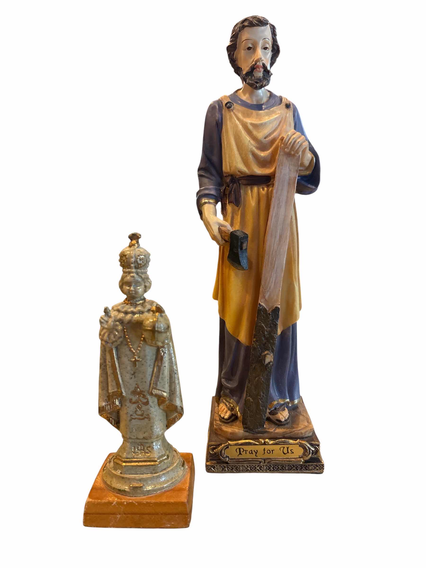 Photo 1 of (3)PCS RELIGIOUS STATUES H16”