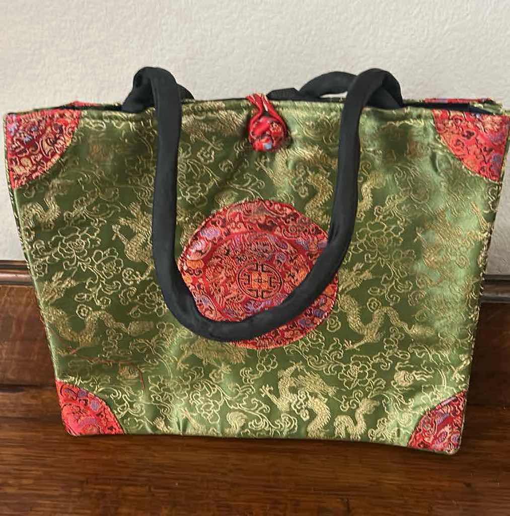 Photo 1 of 3- SATIN BROCADE JAPANESE TOTE BAGS