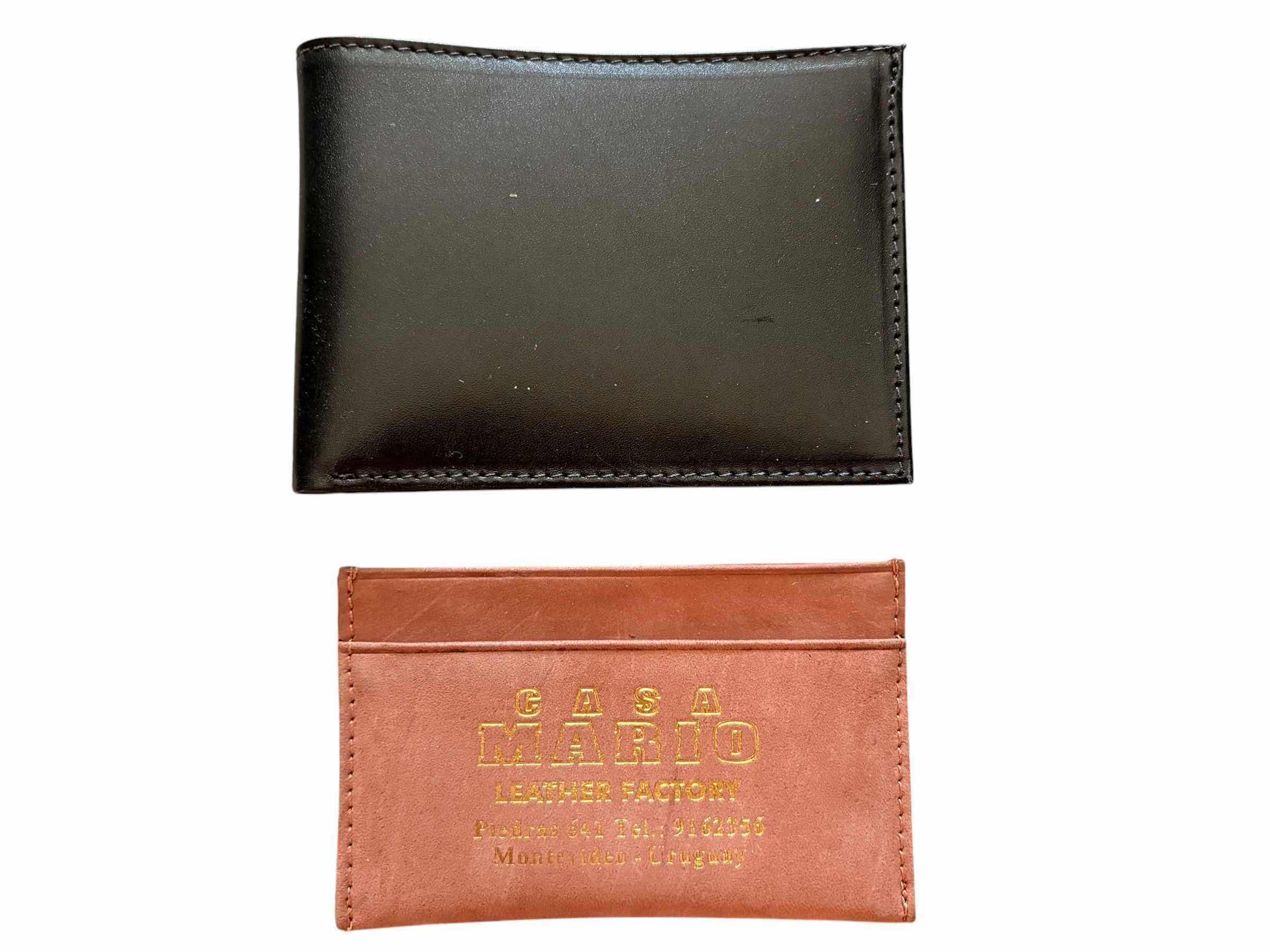 Photo 1 of (2)PCS- MENS GENUINE LEATHER WALLET IN BOX