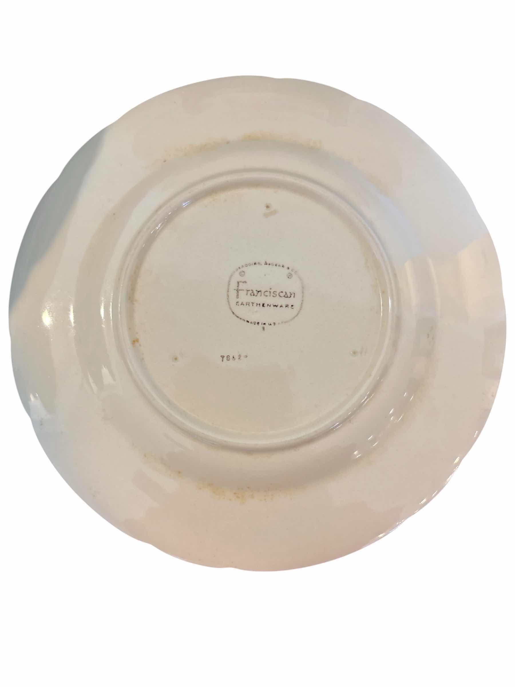 Photo 1 of (17)PCS VINTAGE FRANCISCAN ROSE DINNER & DESSERT PLATES $40