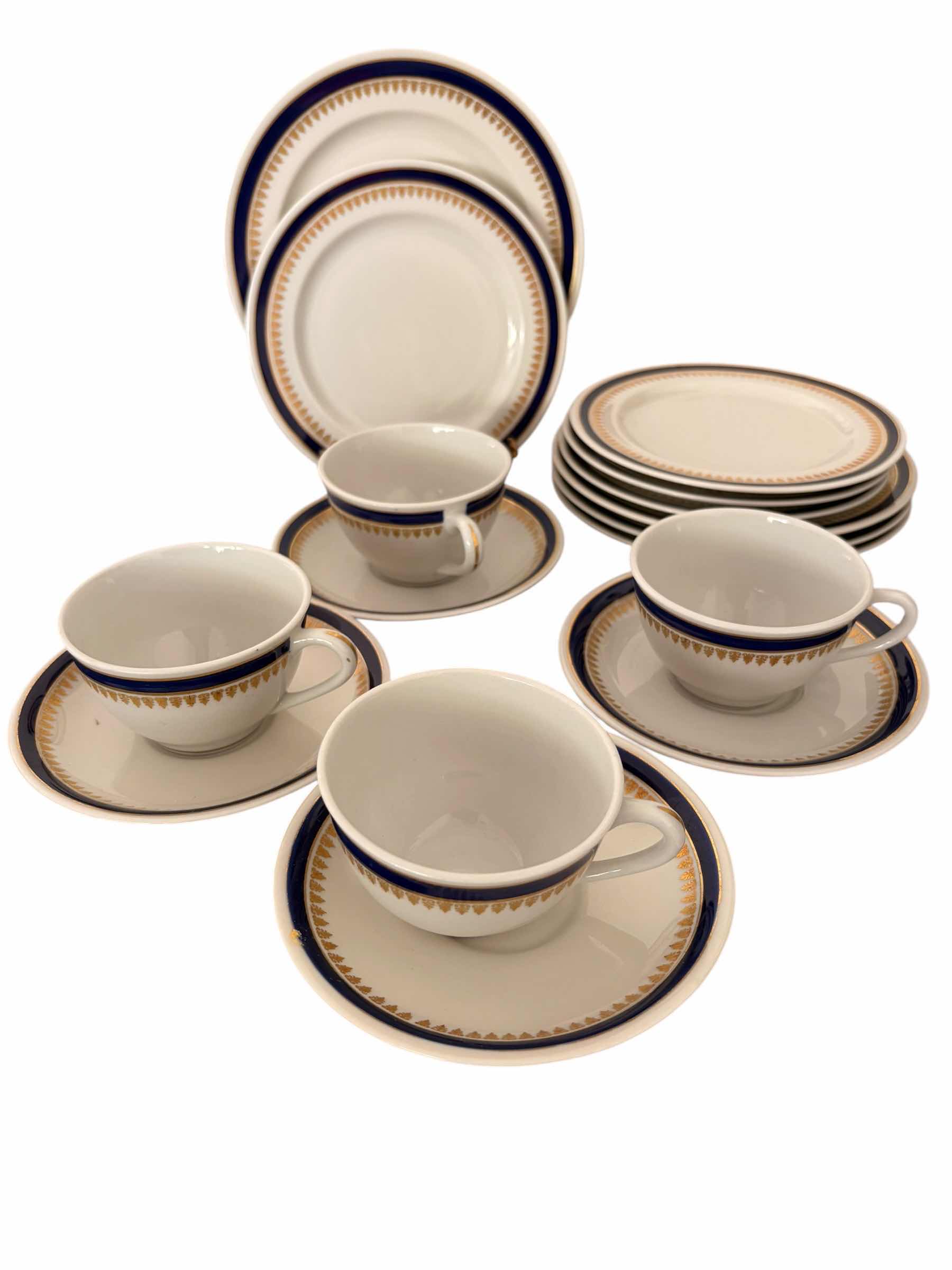 Photo 1 of (12)PCS SHEBANGO CHINA SALAD,DESSERT & TEACUPS
