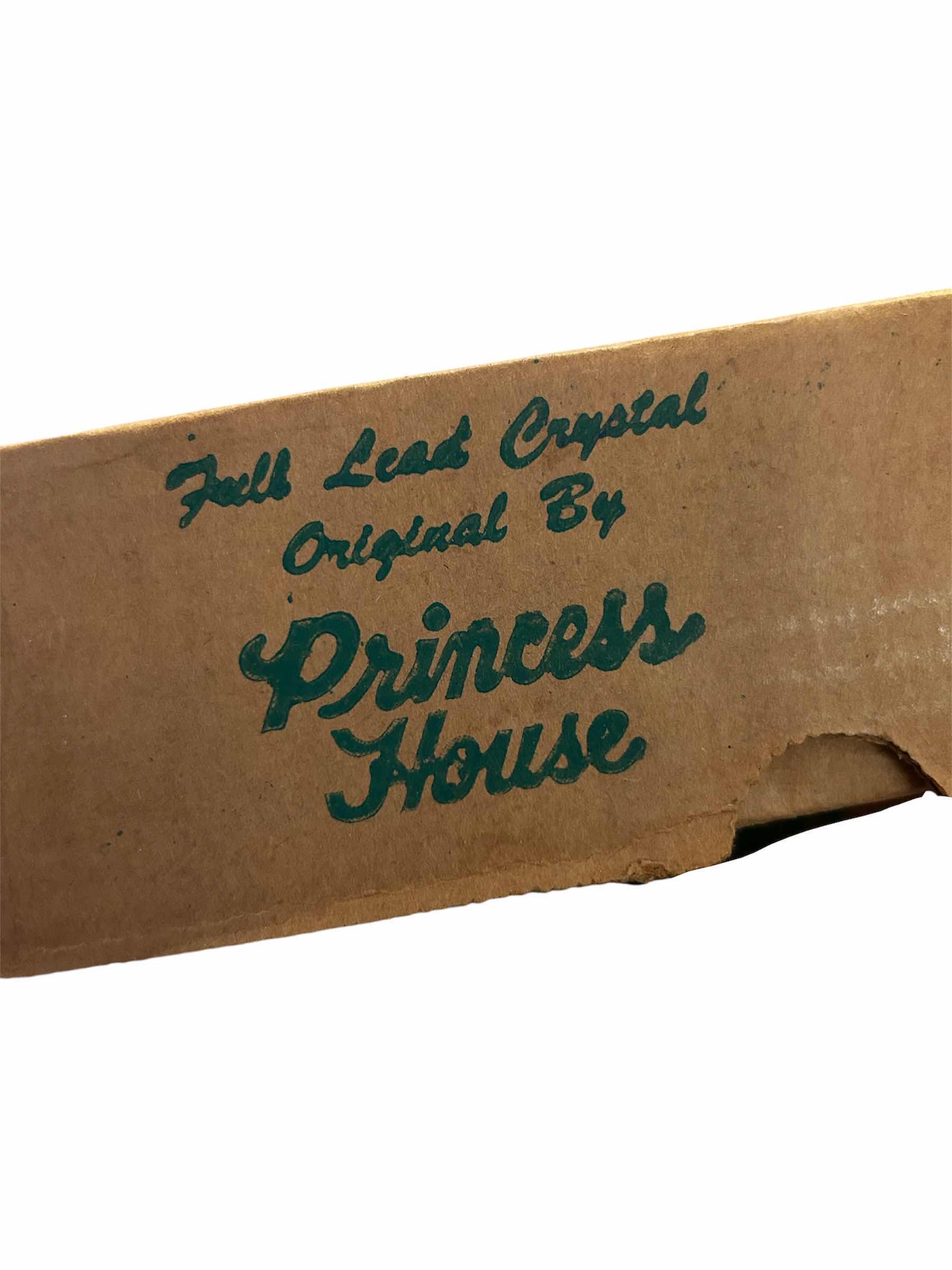 Photo 1 of 8 VINTAGE PRINCESS HOUSE PLATES WITH SIGNATURE HAND-CUT SUNBURST DESIGNS RADIATING FROM THE CENTER