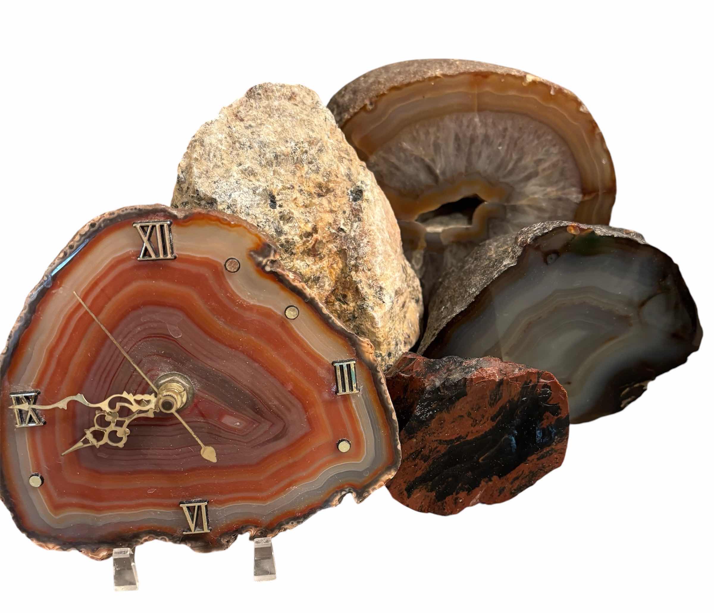 Photo 1 of AGATE STONE & GEODE WITH OTHER STONES