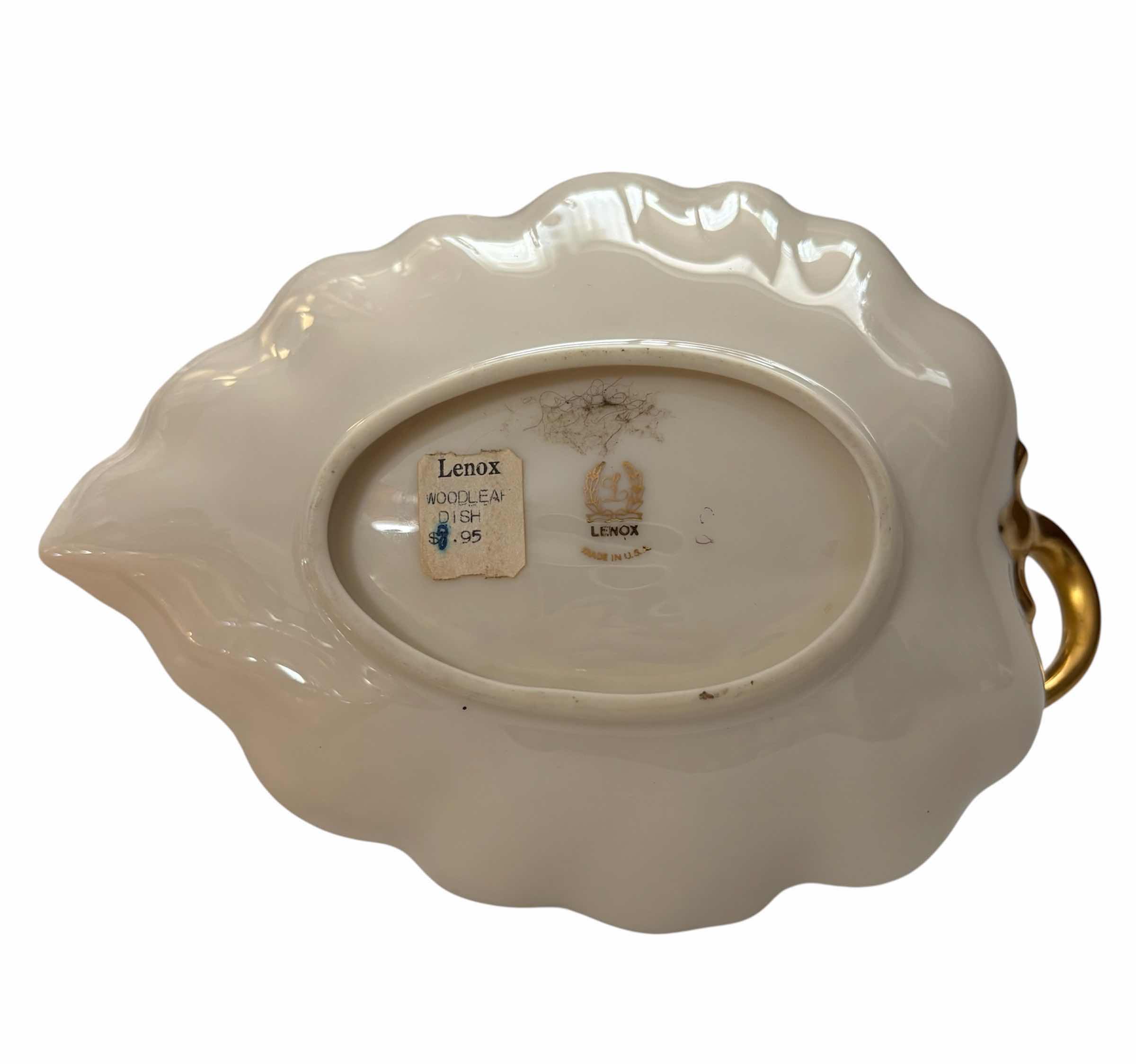 Photo 1 of VINTAGE DISHES (2) & CANDLE STICK HOLDERS (2)