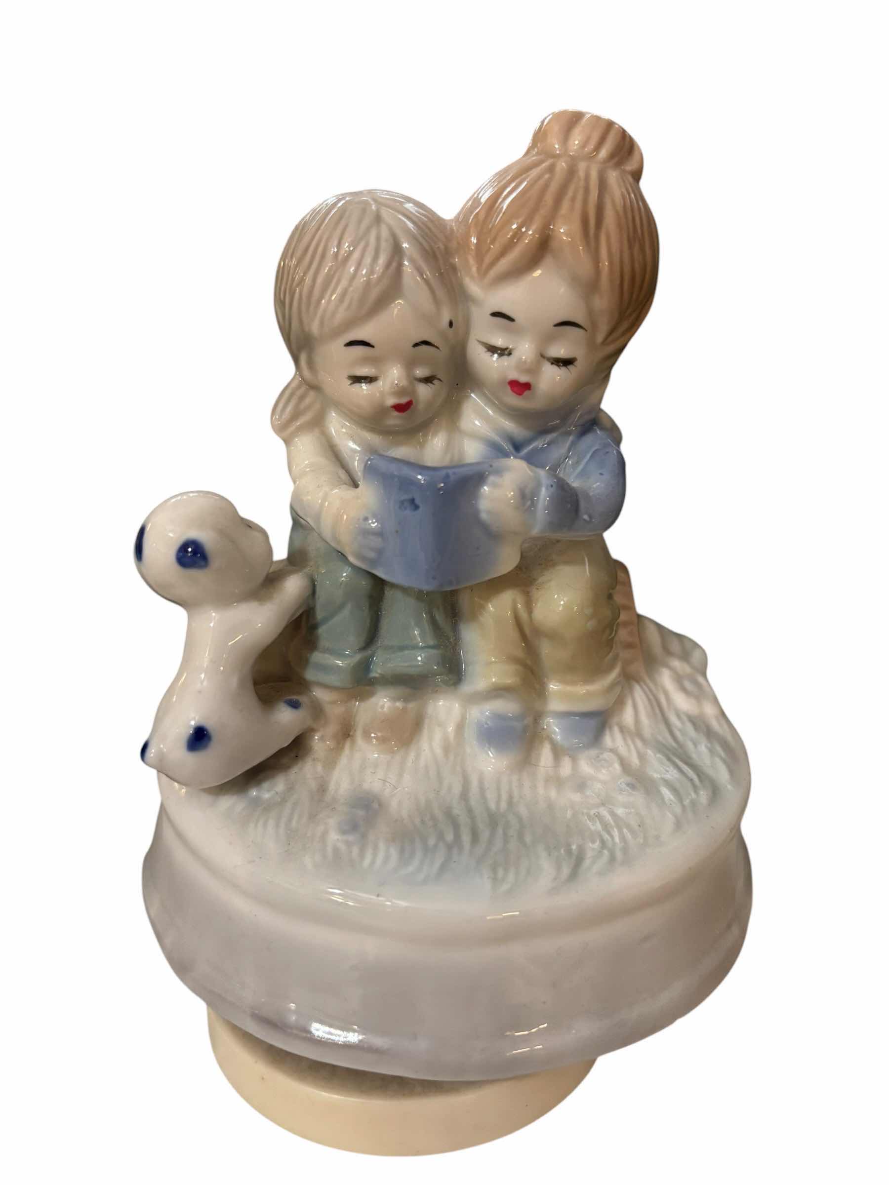 Photo 1 of VINTAGE MUSICAL FIGURINES (3) H6”