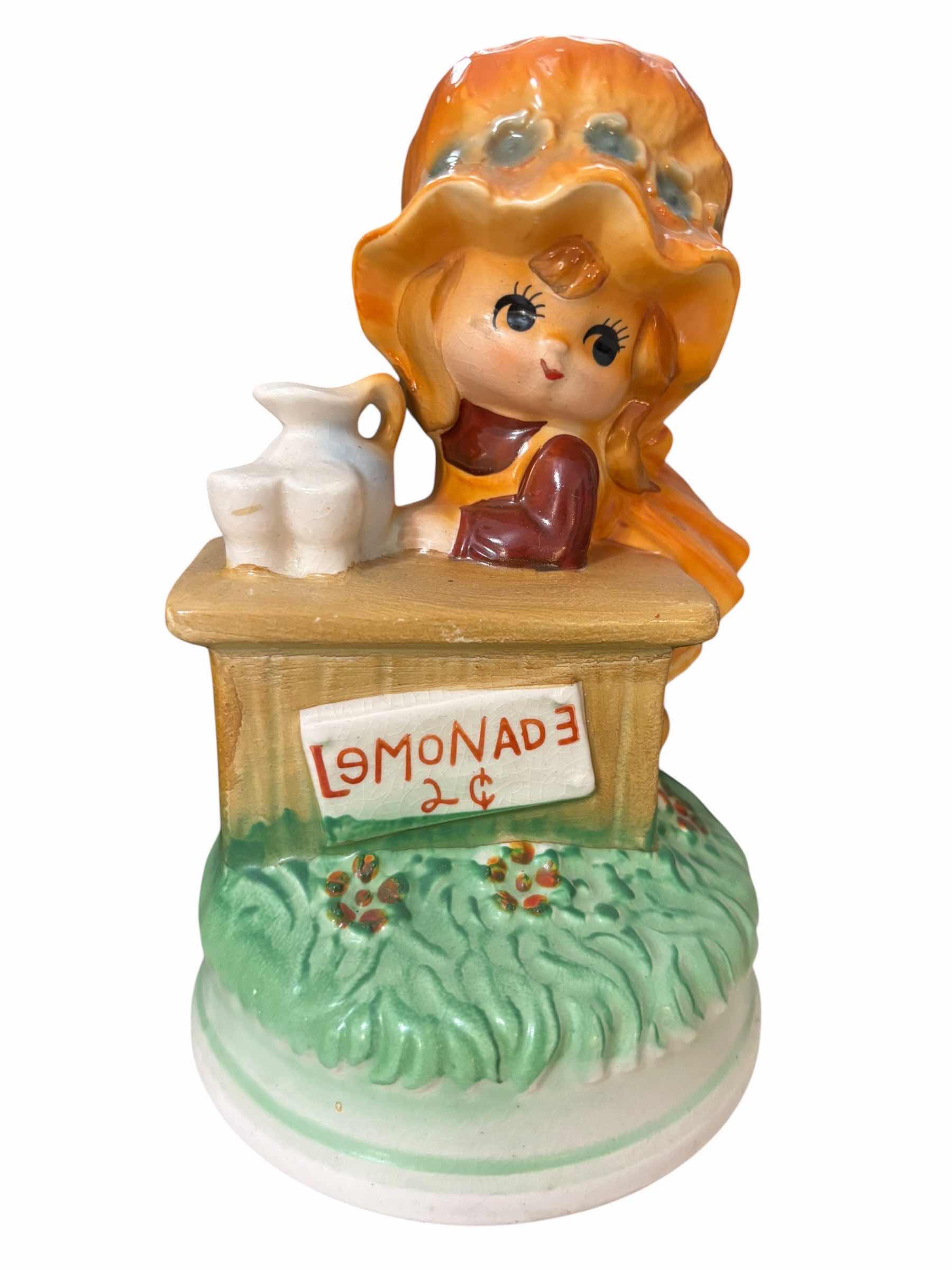 Photo 1 of VINTAGE MUSICAL FIGURINES (3) H7”