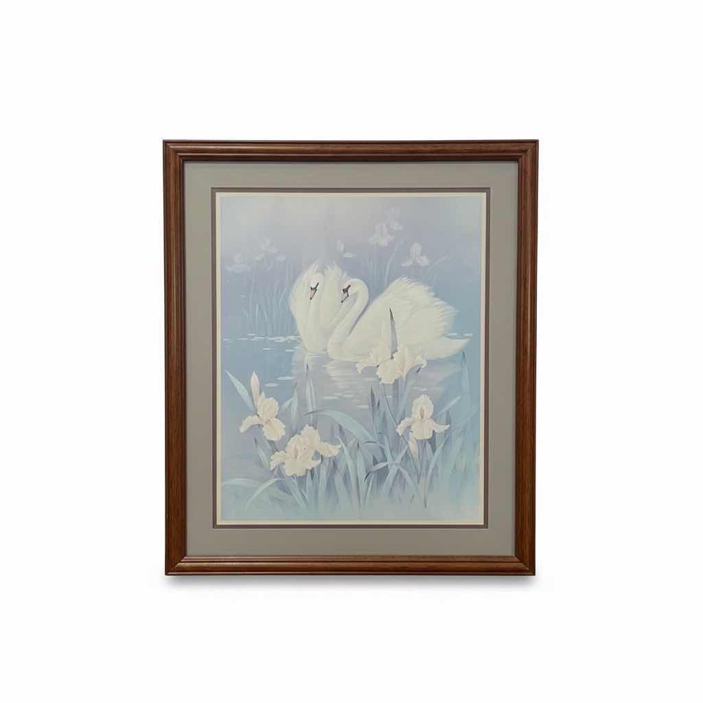 Photo 1 of SWAN PICTURE 22” X 26”