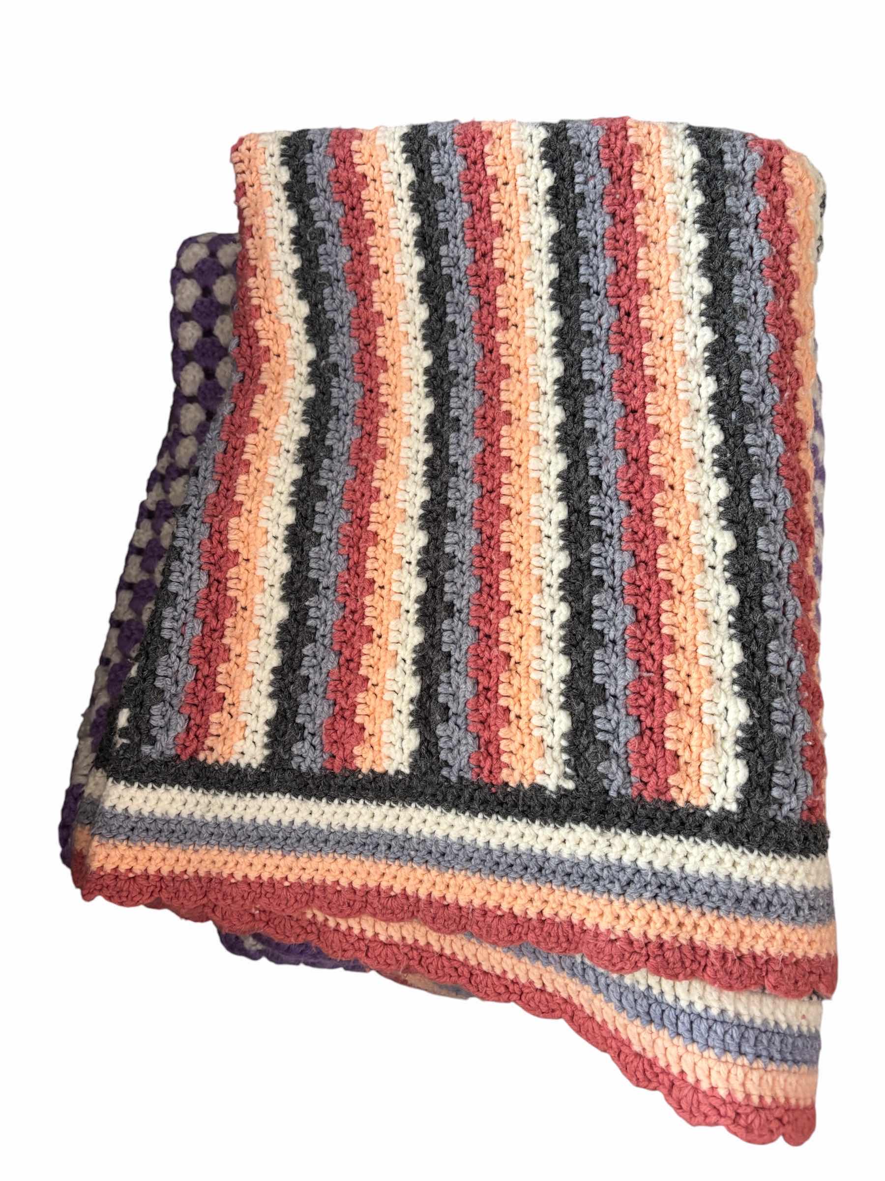 Photo 1 of HANDMADE CROCHETED BLANKETS (2)