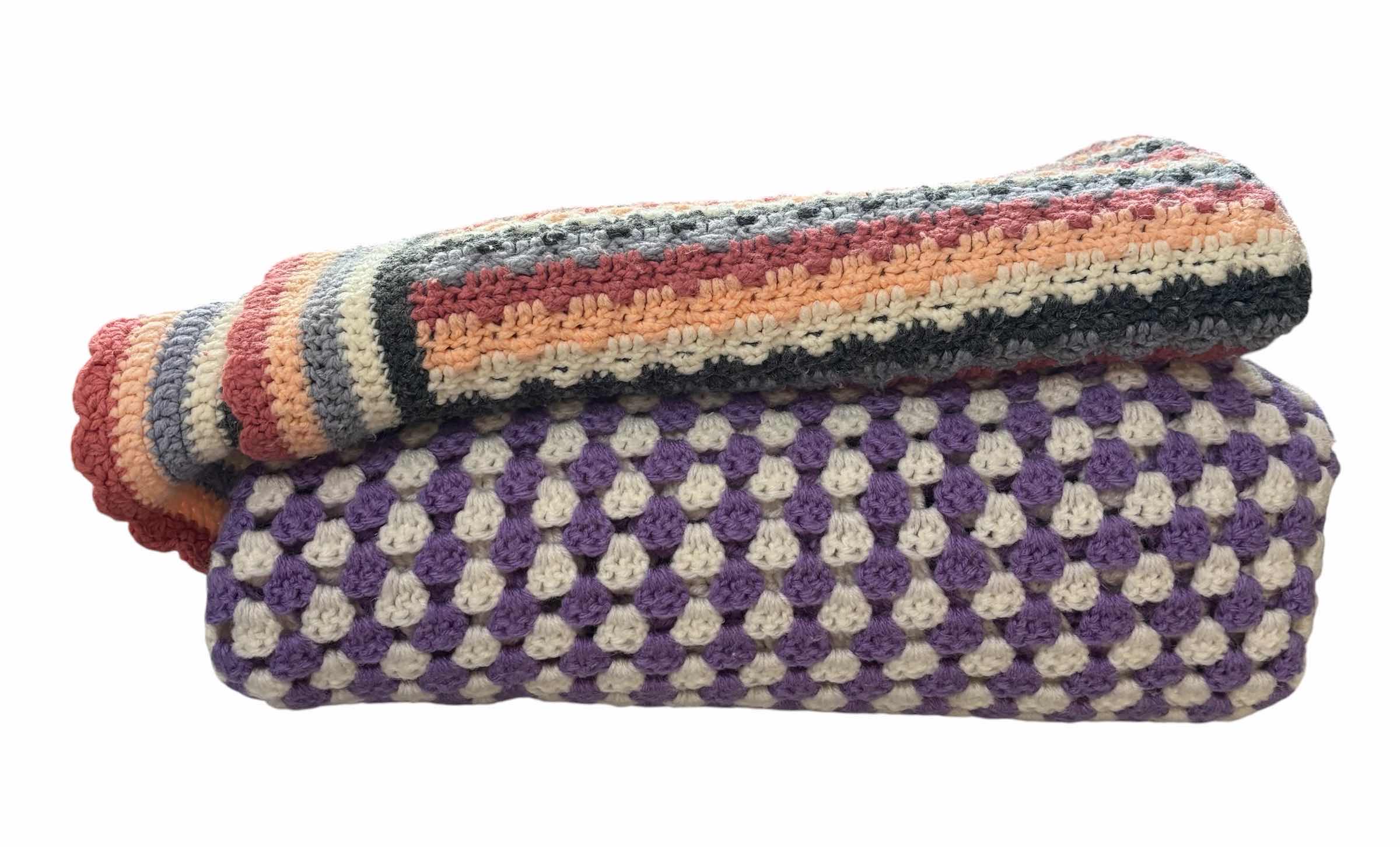 Photo 1 of HANDMADE CROCHETED BLANKETS (2)