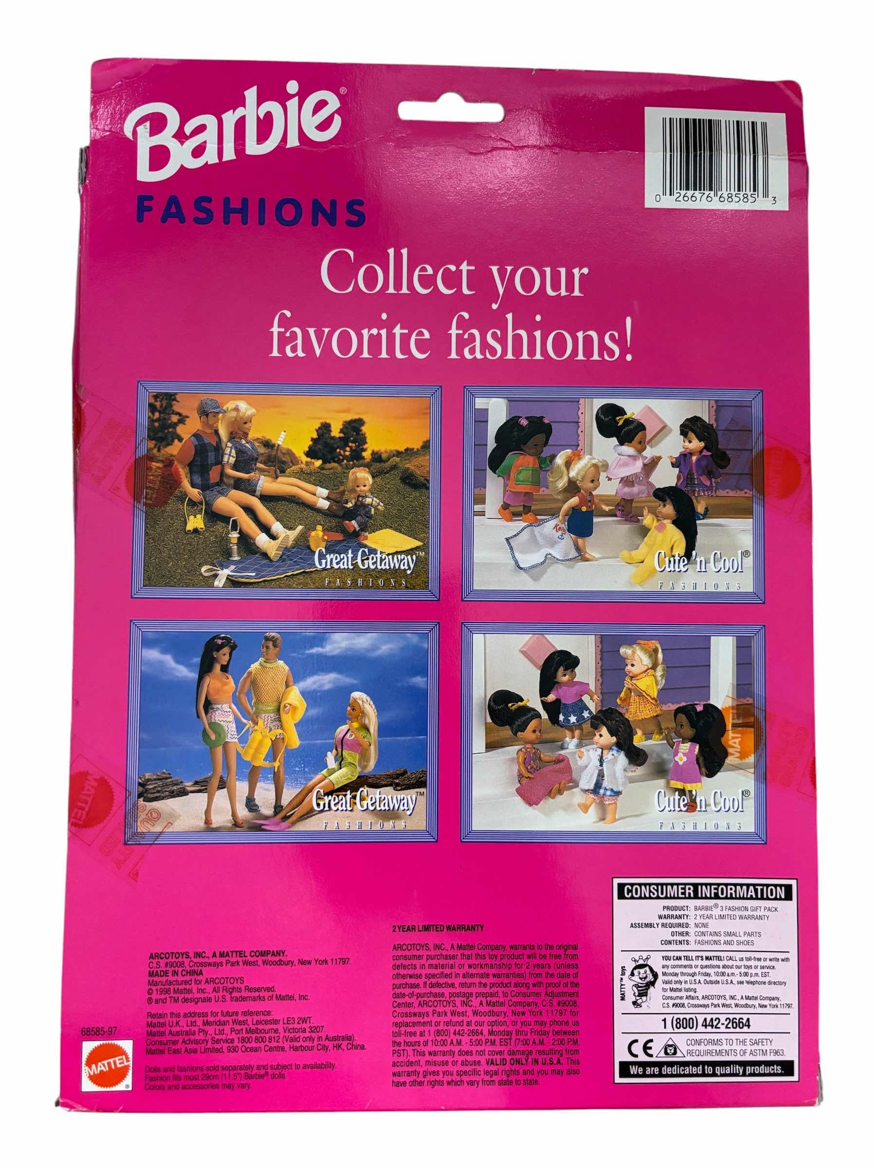 Photo 1 of VINTAGE BARBIE & 1990S FASHION GIFT PACK $60