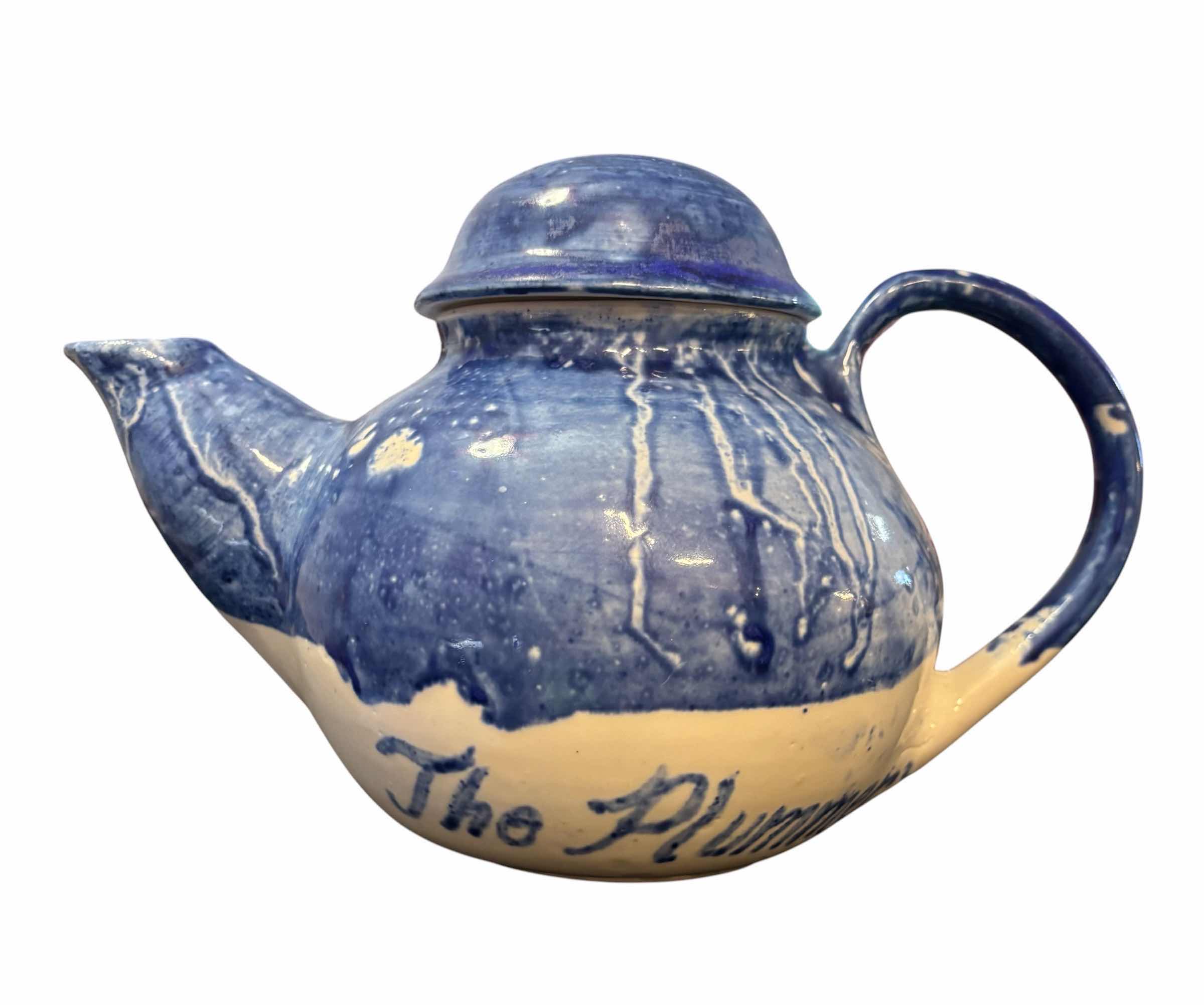 Photo 1 of STUDIO POTTERY - TEAPOT & 4 CUPS