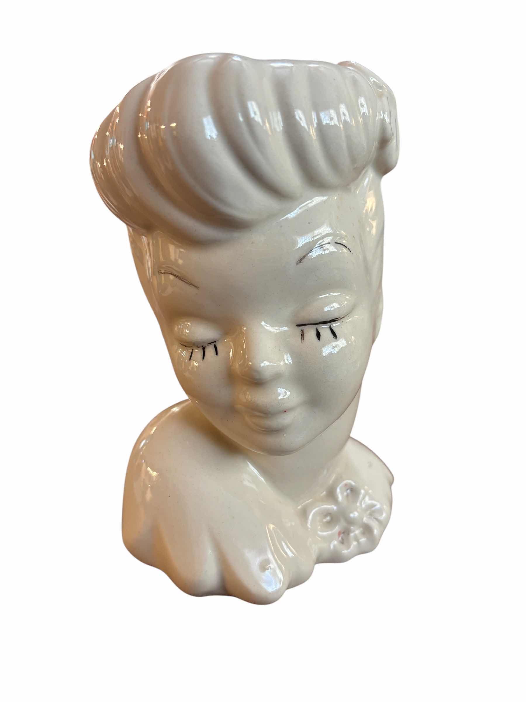 Photo 1 of VINTAGE LADY HEAD VASE