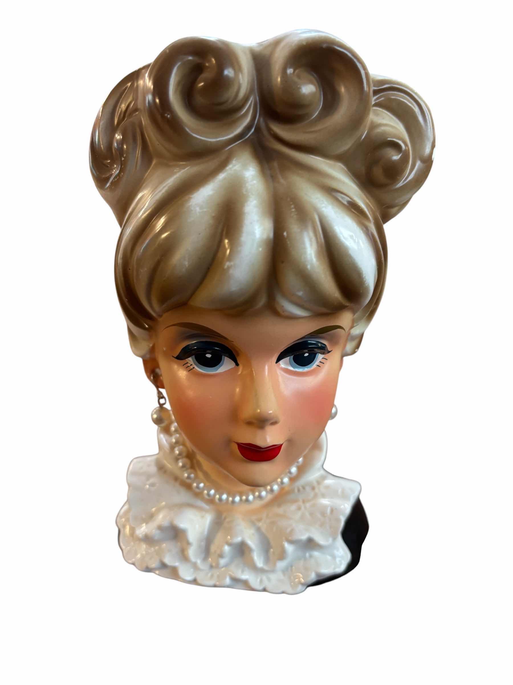 Photo 1 of VINTAGE RUBENS LADY HEAD VASE