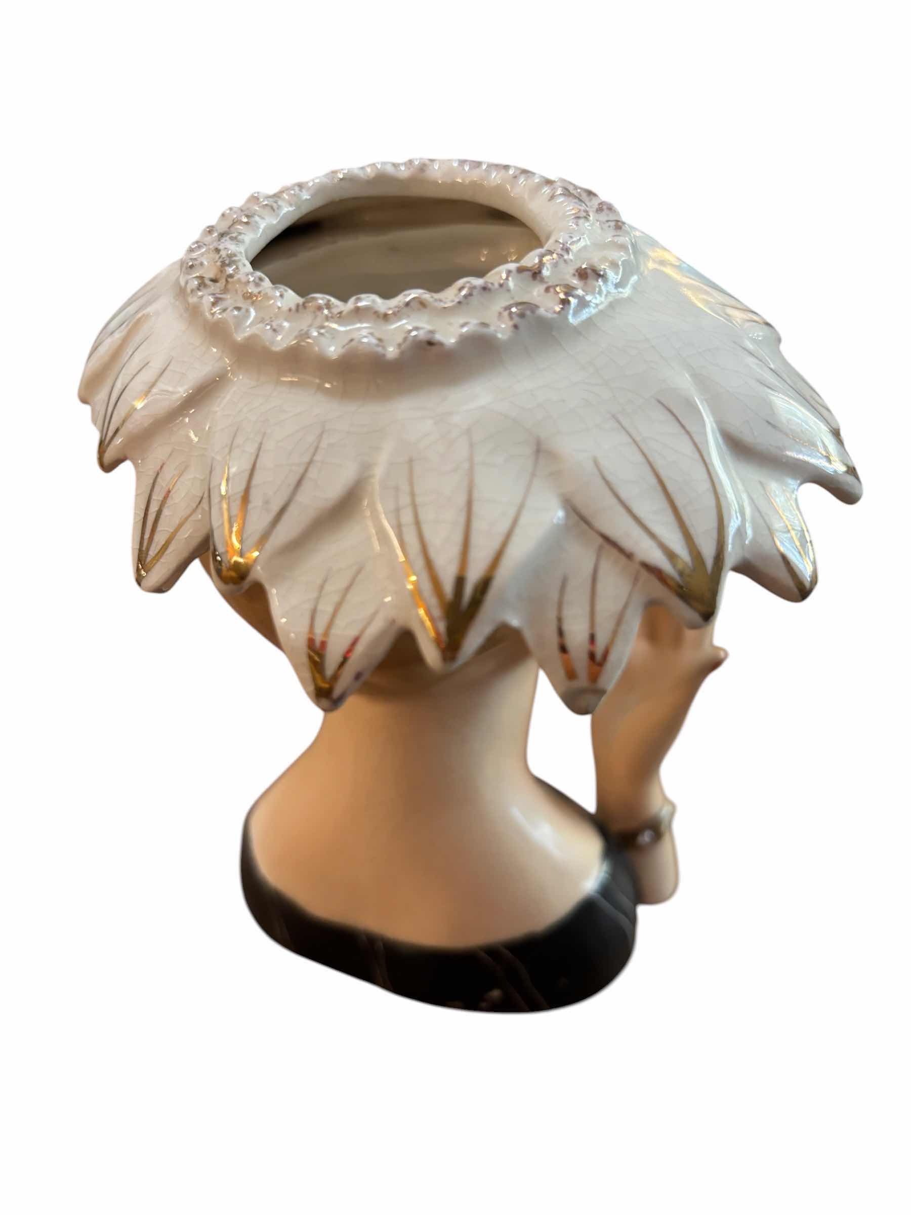 Photo 1 of VINTAGE NAPCO LADY HEAD VASE $50