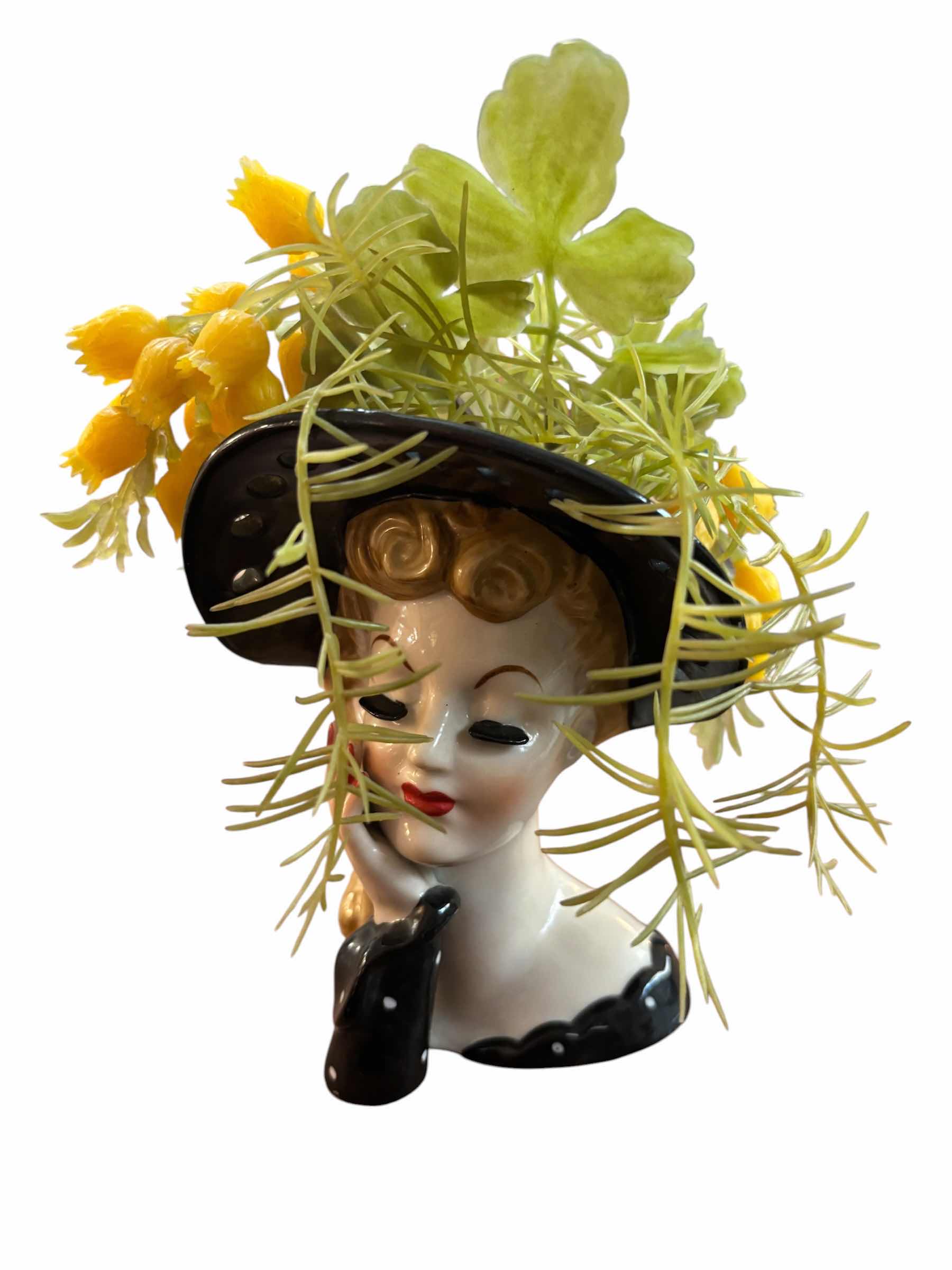 Photo 1 of VINTAGE NAPCO LADY HEAD VASE