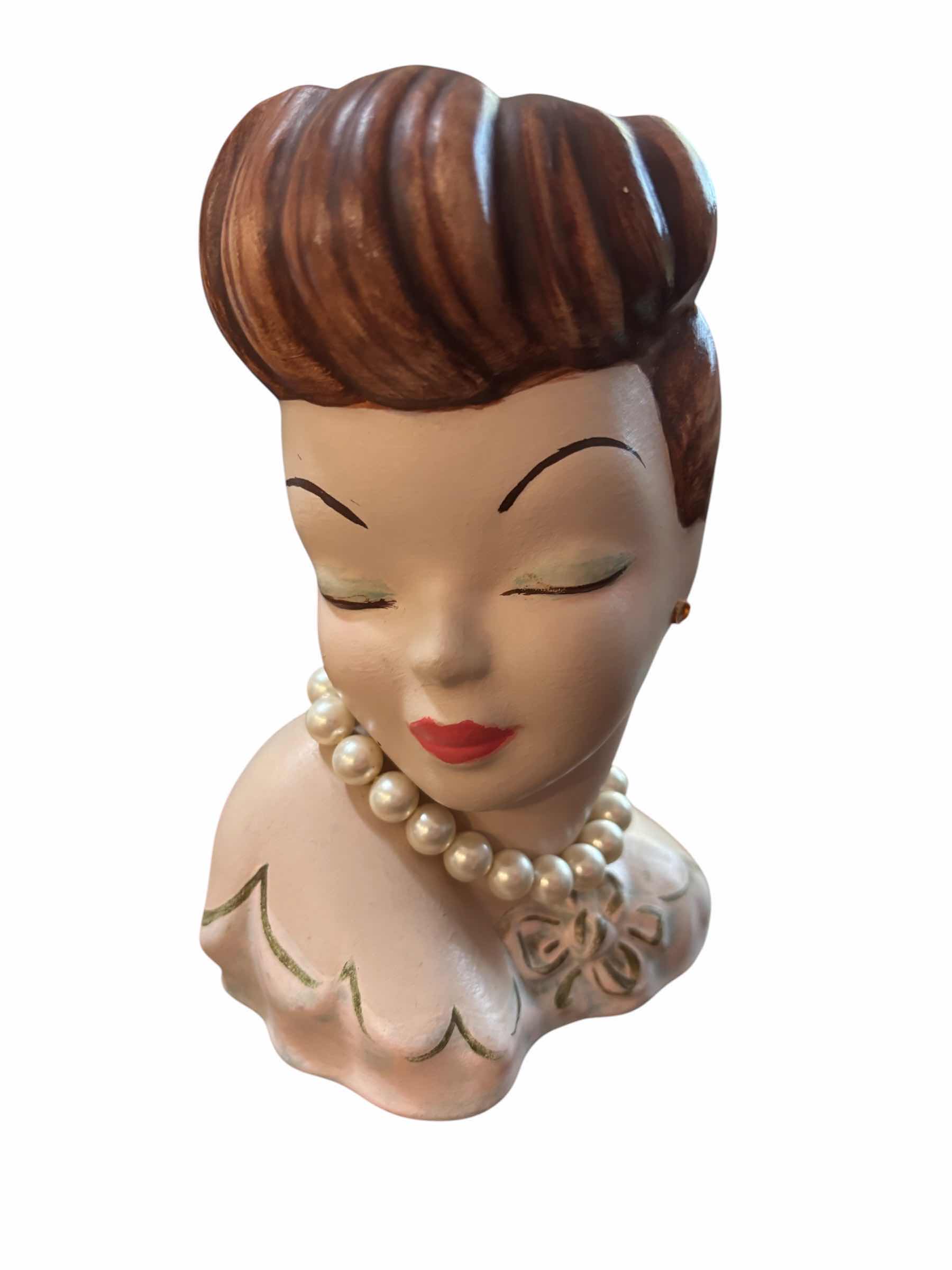 Photo 1 of VINTAGE LADY HEAD VASE