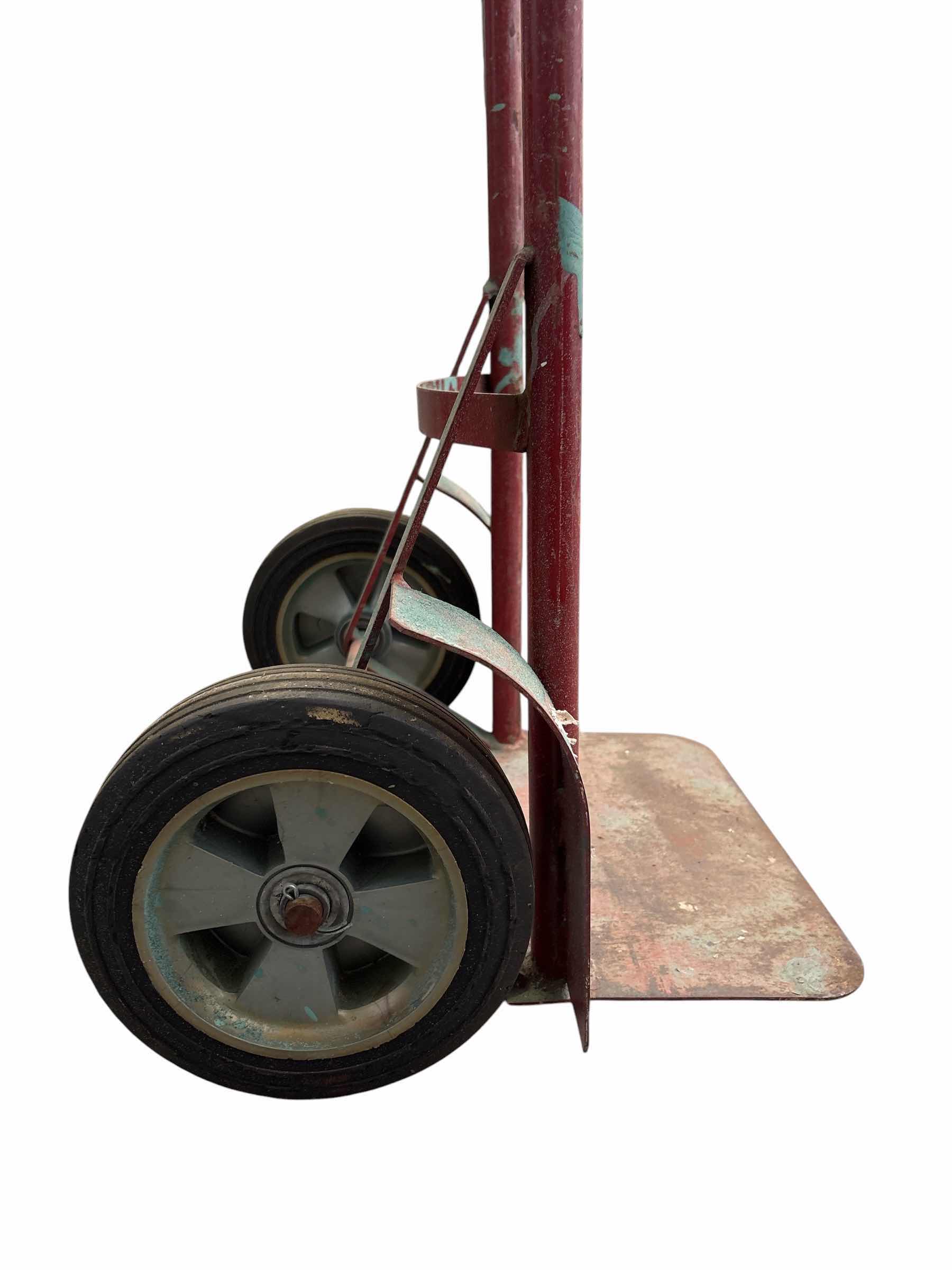 Photo 1 of VINTAGE STEEL RED HAND TRUCK H49”