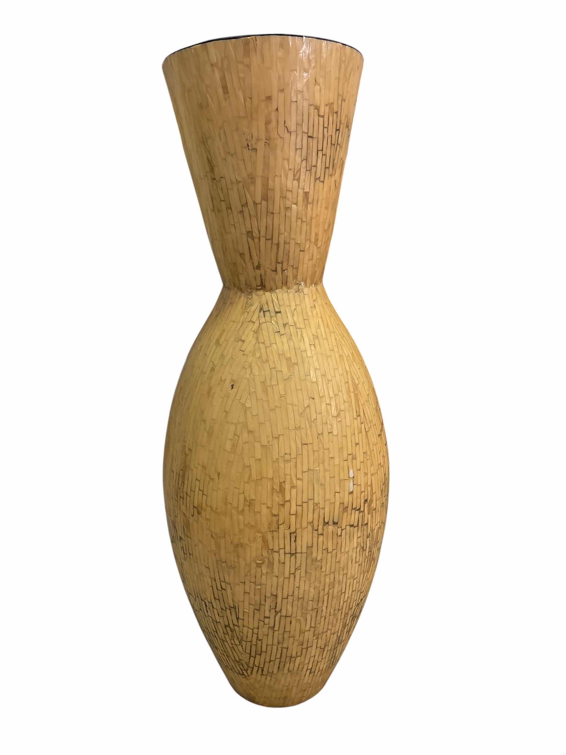 Photo 1 of PEARL MOSIAC FLOOR VASE H30”