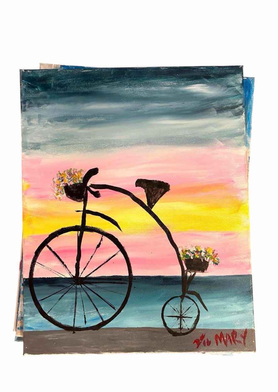Photo 1 of (8)PCS CANVAS WALL ART HAND PAINTED PERFECT FOR TEACHERS IN CLASSROOMS