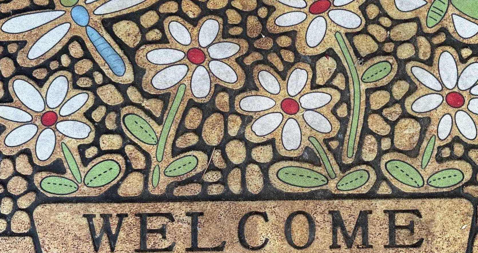 Photo 1 of (2)PCS WELCOME & HOME DOOR MATS 30”X17”