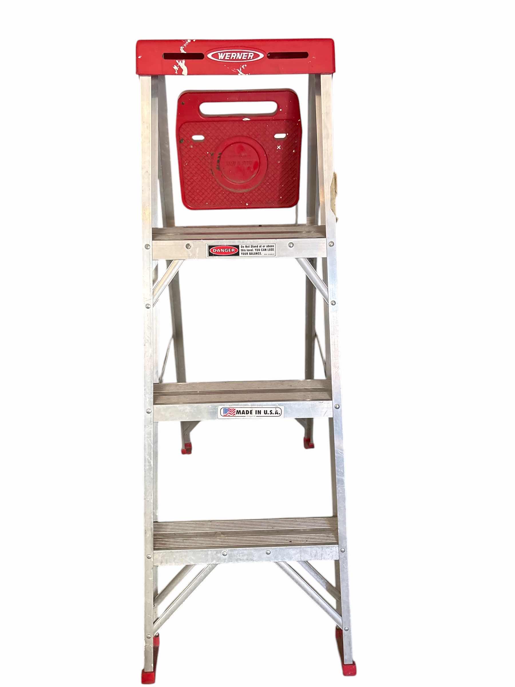 Photo 1 of WERNER LADDER W RED WORK TRAY H4’
