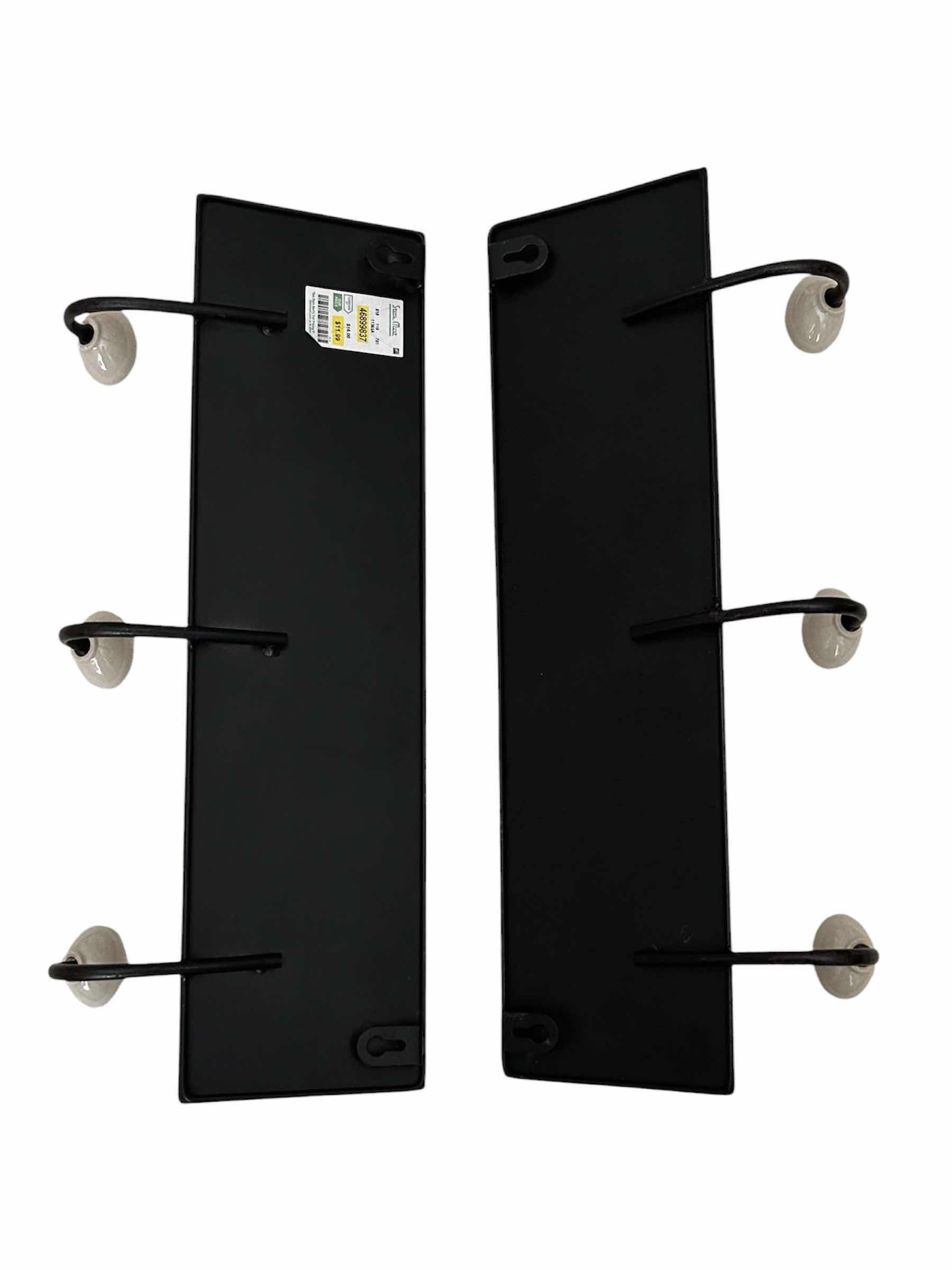 Photo 1 of DECORATIVE WALL HOOK RACK (2) H 4" AND W 14"