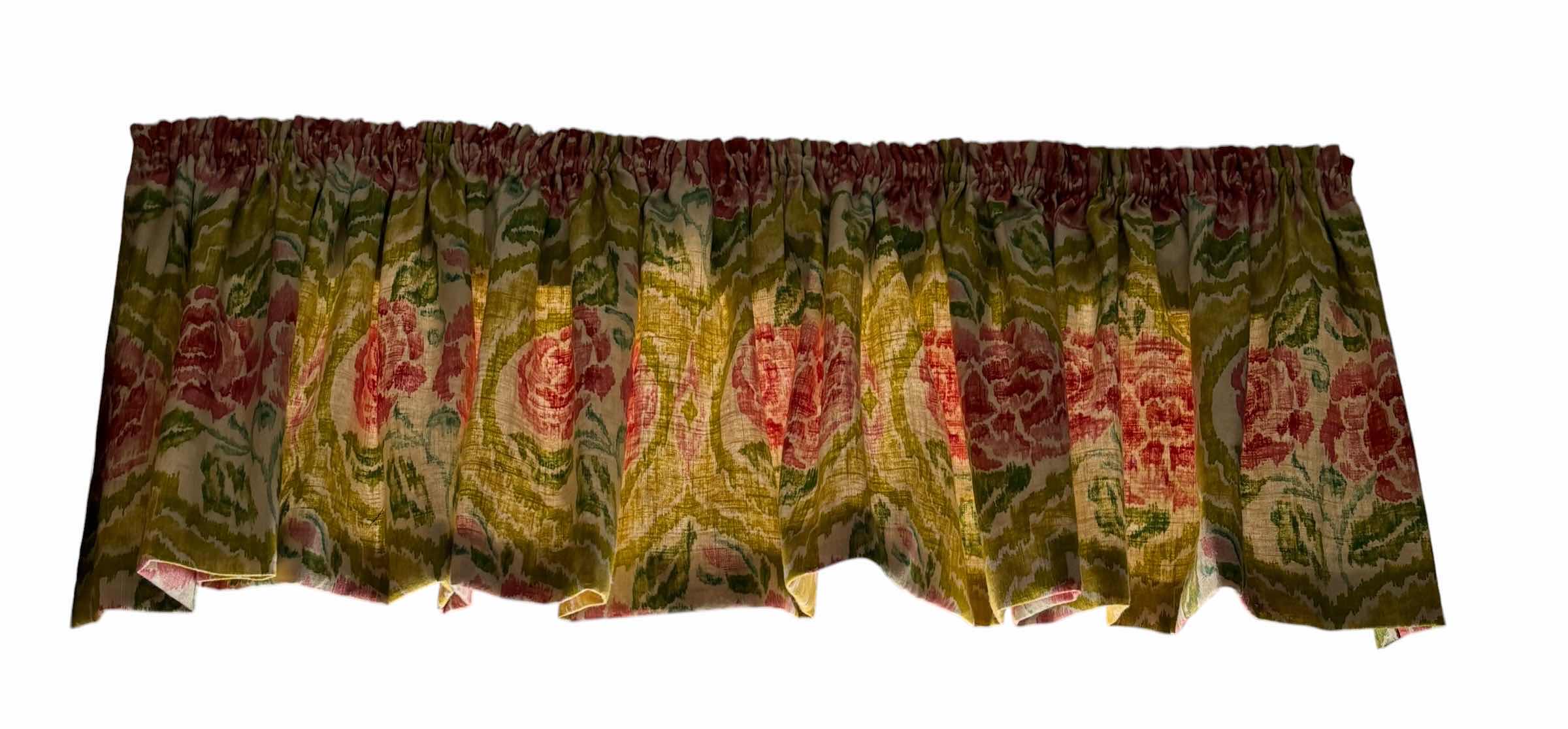 Photo 1 of MATCHING SET OF PILLOWS & CURTAINS: ARCHED WINDOW SHADE 62” L X 30”H (SEE NOTES)