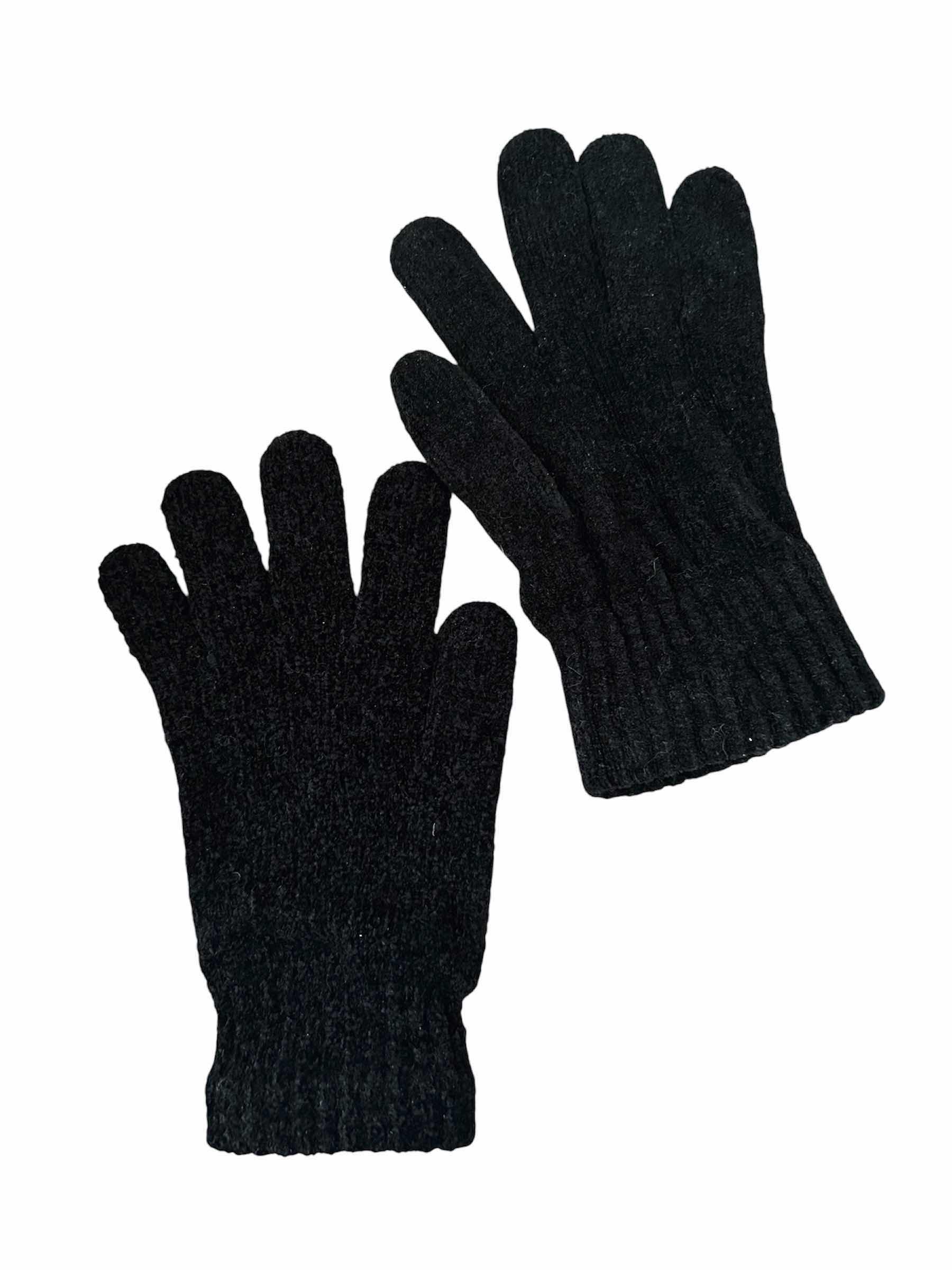 Photo 1 of VARIOUS LARGER SCARFS (7) AND ONE PAIR OF BLACK WINTER GLOVES