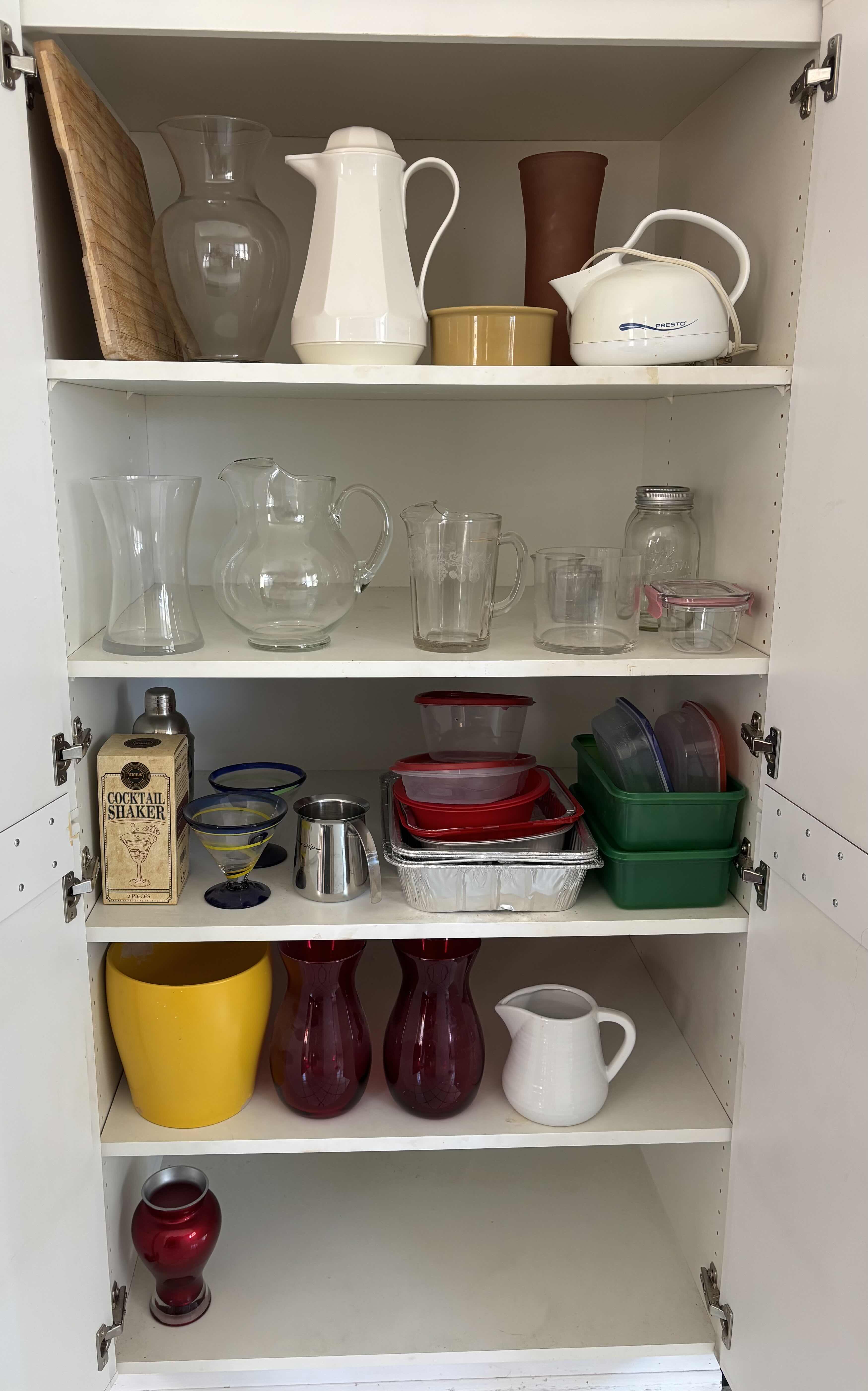 Photo 1 of CONTENTS OF KITCHEN CABINET