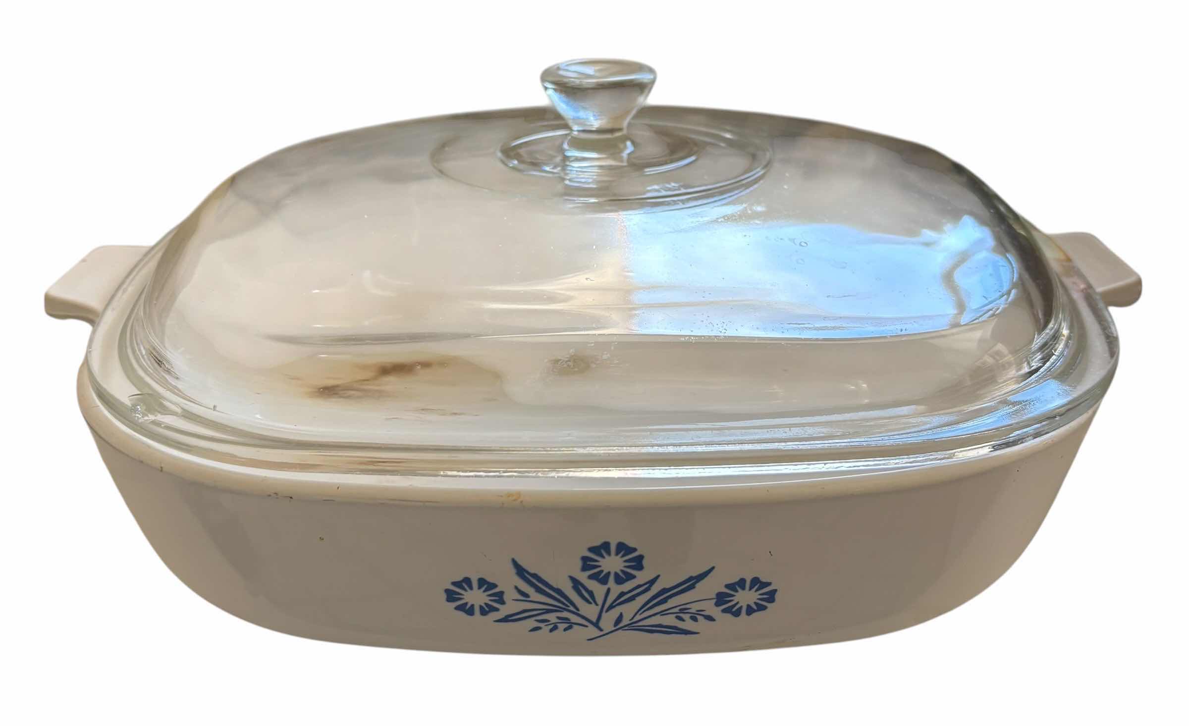 Photo 1 of CORNING WARE CASSEROLE DISHES (2): 7” & 10”