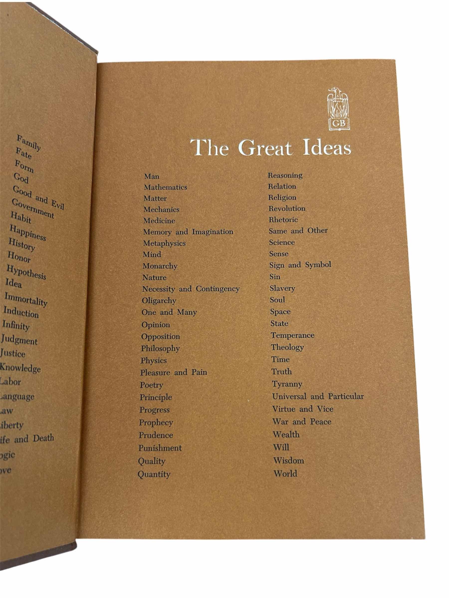 Photo 1 of 9 BOOKS OF "THE GREAT IDEAS"