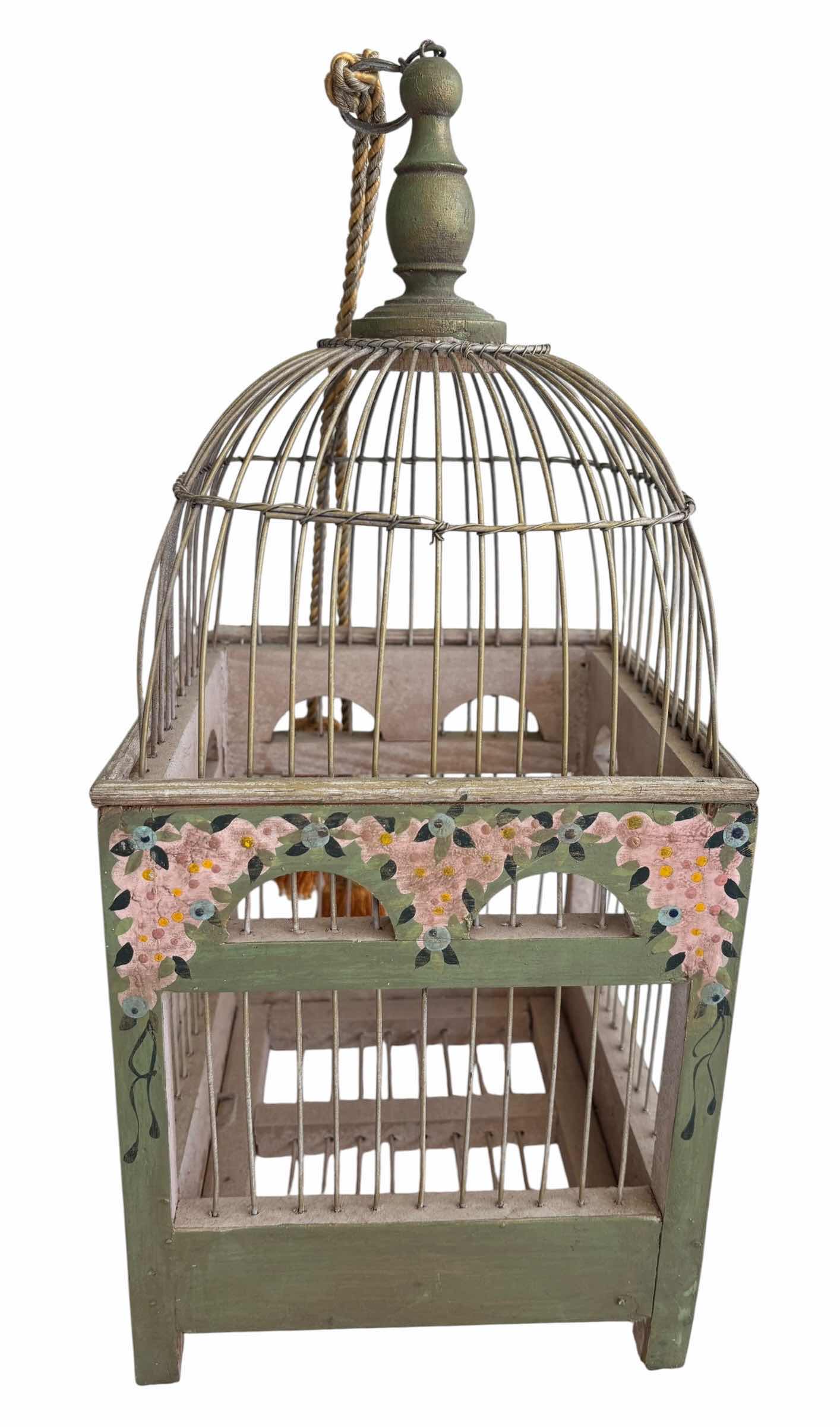 Photo 1 of DECORATIVE BIRDCAGE 7” X 7” X 16”H