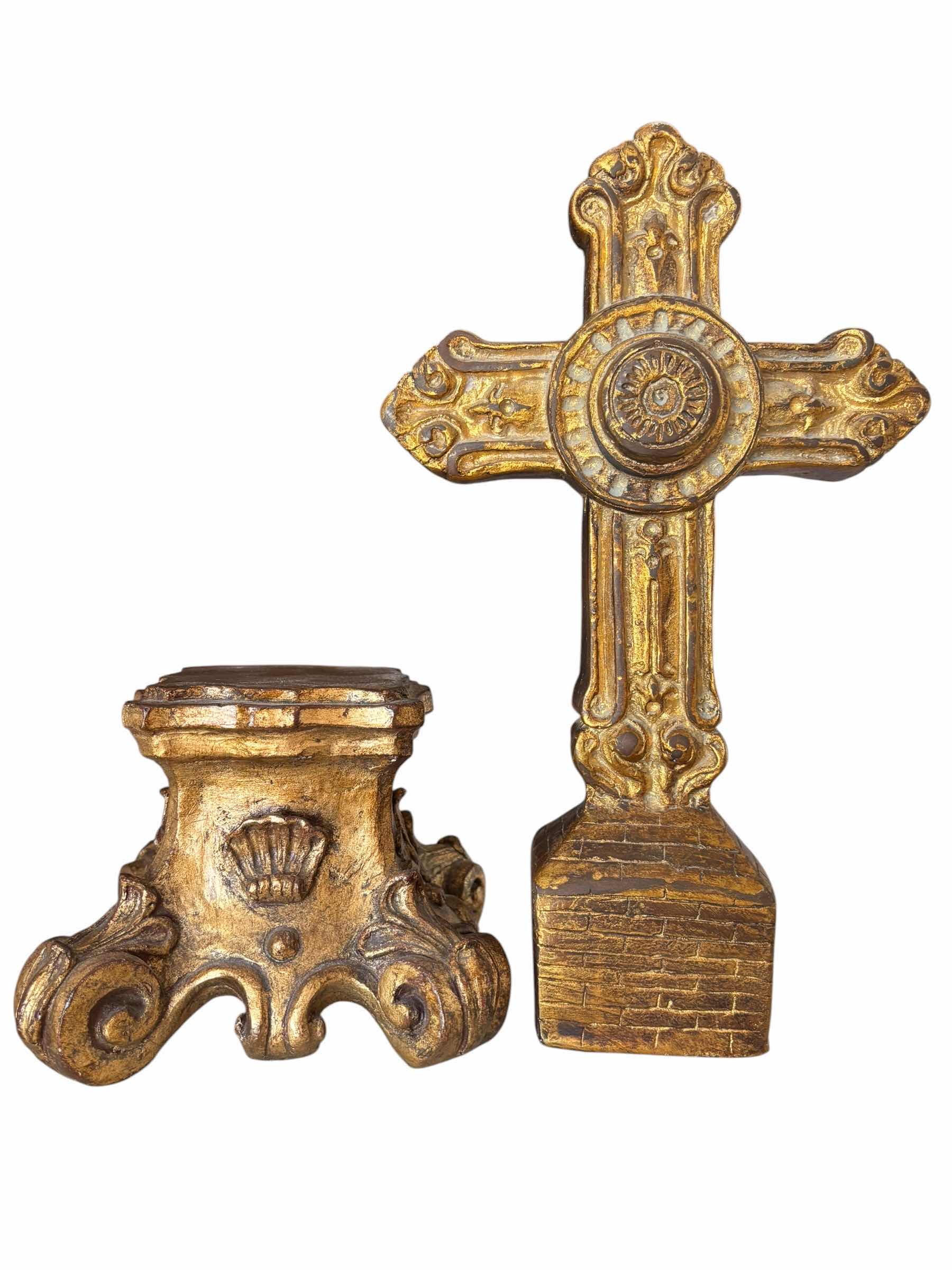Photo 1 of DECORATIVE 2-PIECE TABLE TOP CROSS