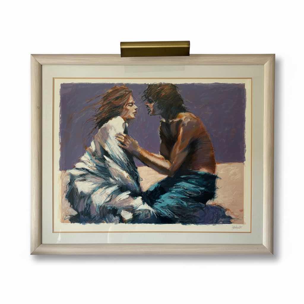 Photo 1 of ALDO LUONGO SIGNED & NUMBERED ART PRINT 43” X 53”