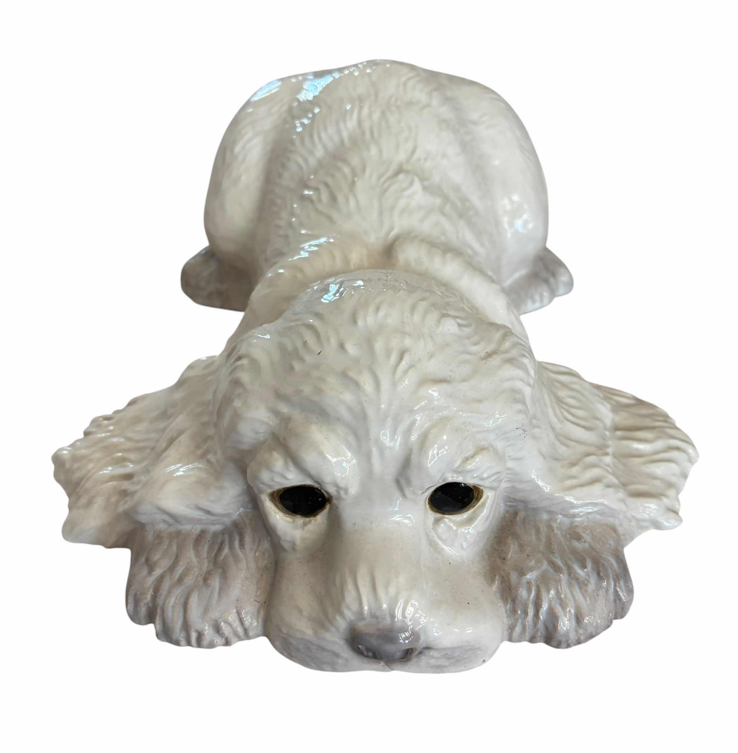 Photo 1 of DOG FLOOR STATUES H3” & 17”
